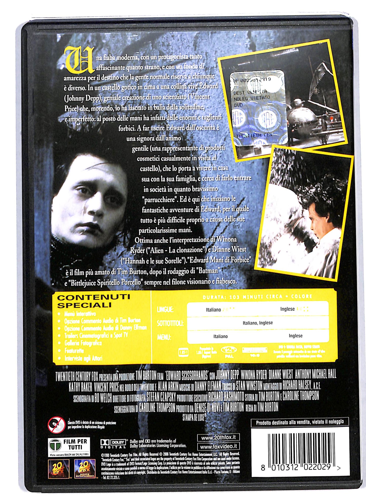 EBOND Edward Mani Di Forbice DVD D819022