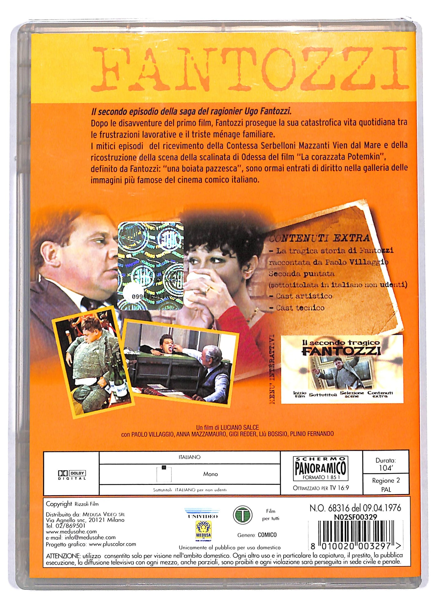 EBOND Il secondo tragico Fantozzi DVD D819027