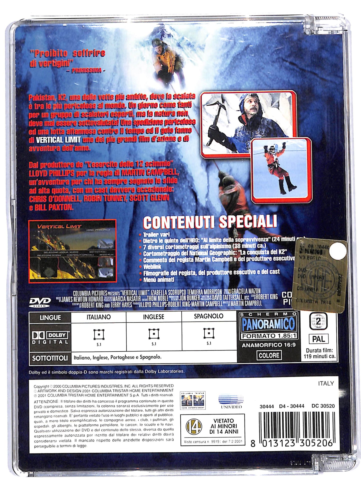 EBOND Vertical Limit SJB DVD D819040