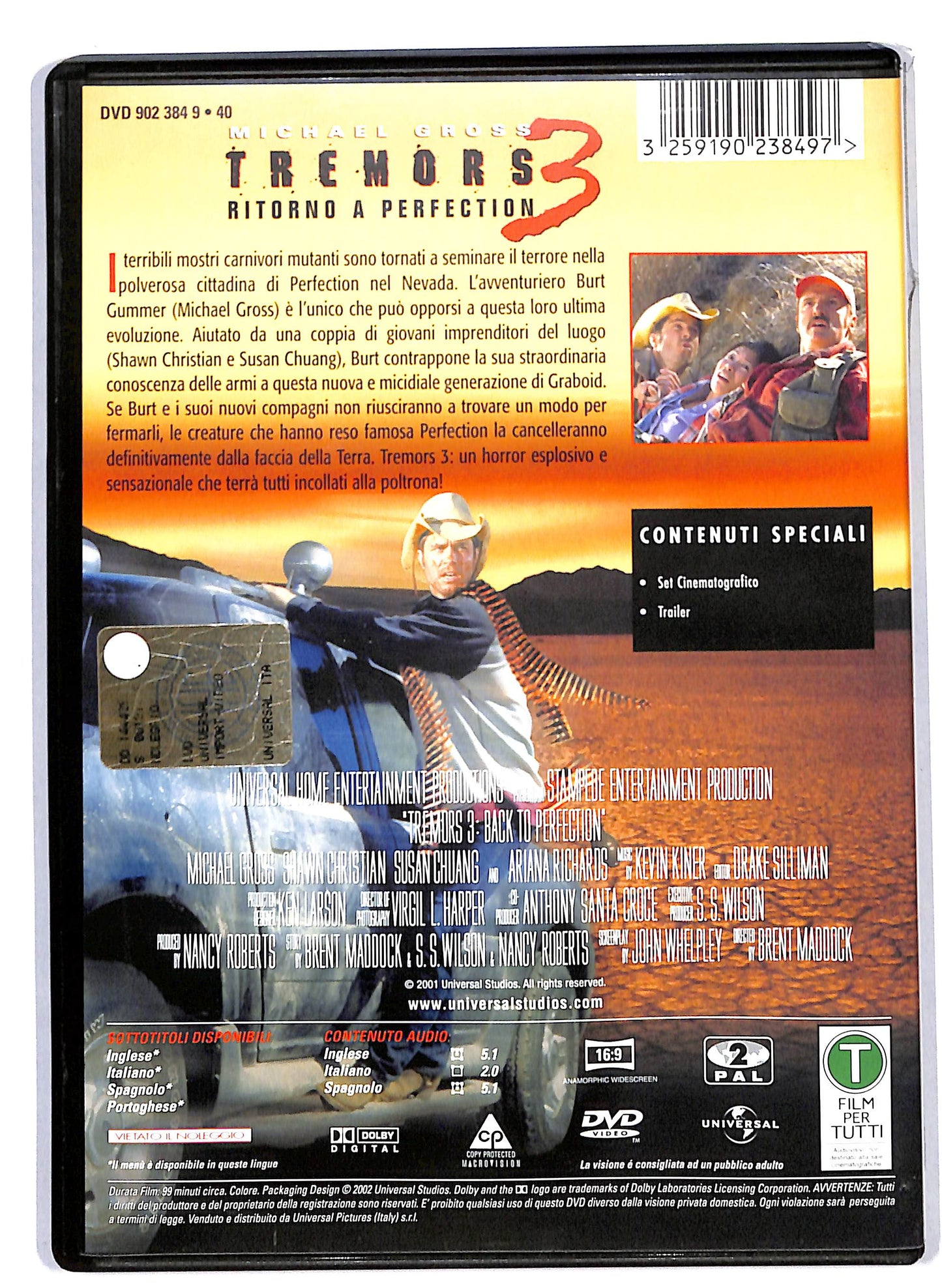 EBOND Tremors 3 Ritorno a perfection DVD D819068