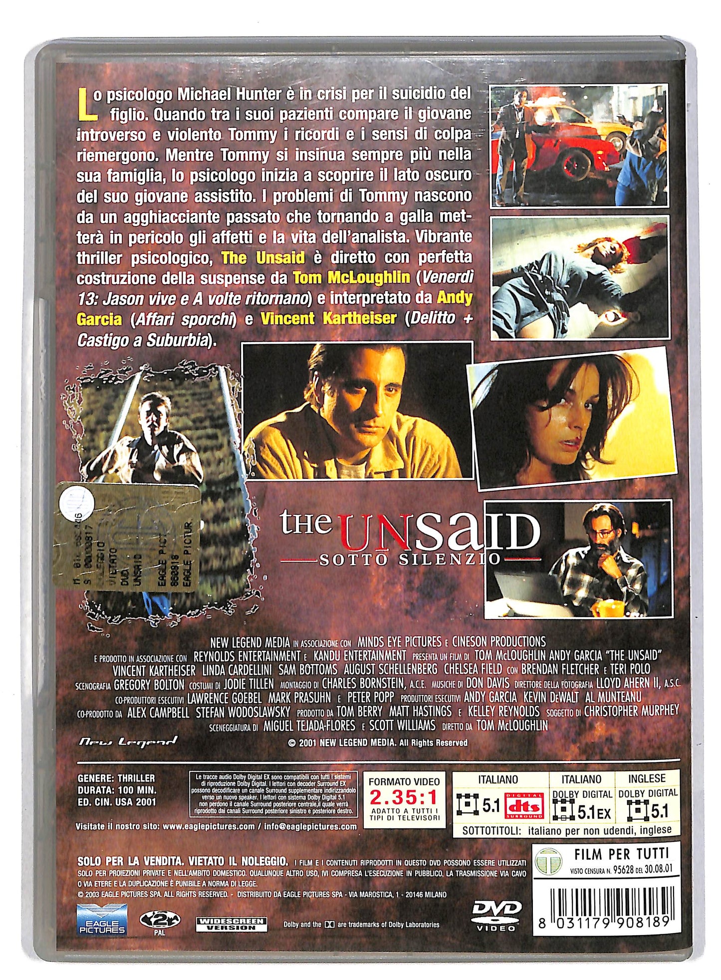 EBOND The Unsaid - Sotto silenzio DVD D819119