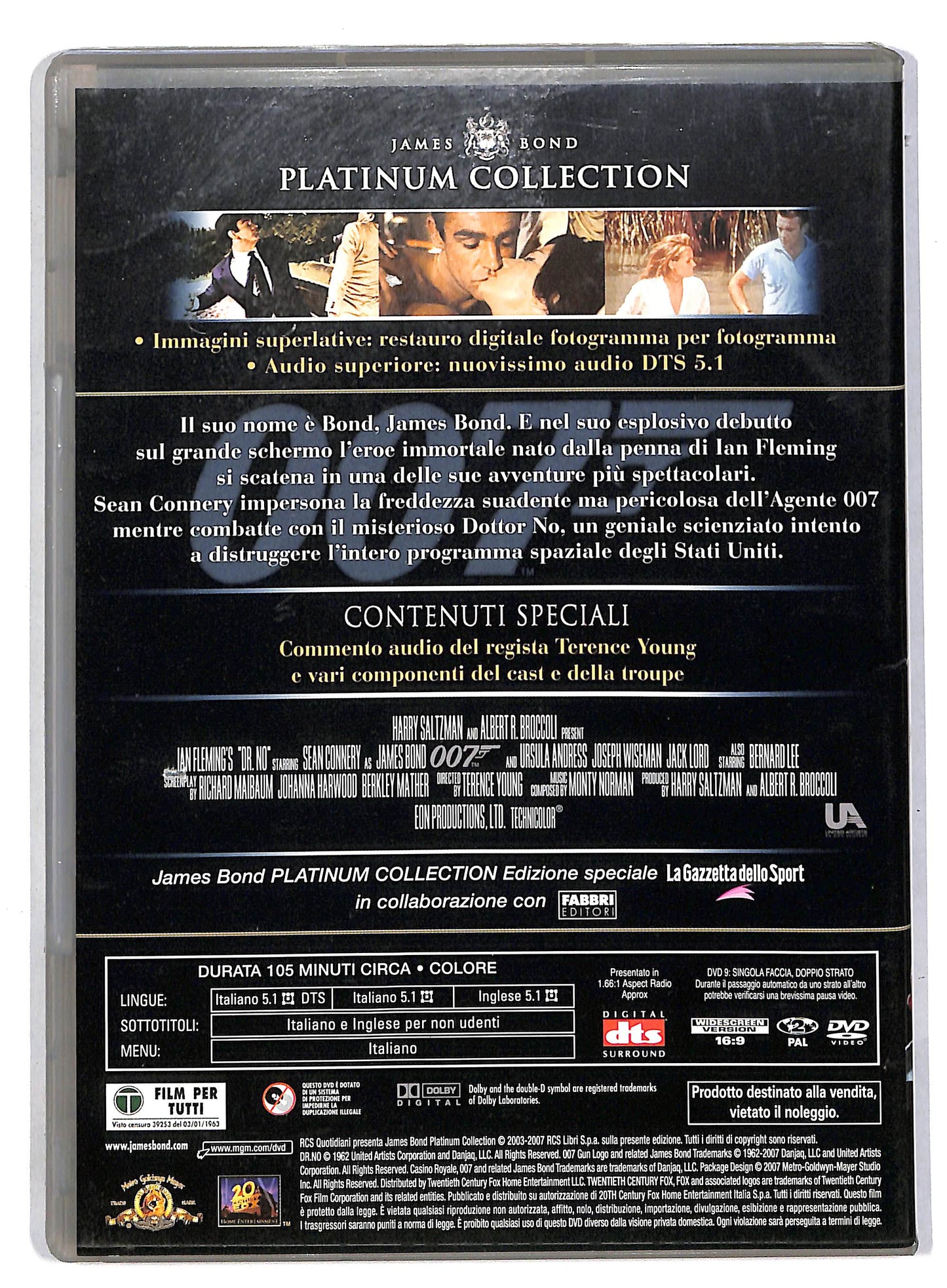 EBOND Agente 007 - Licenza di uccidere DVD D819130
