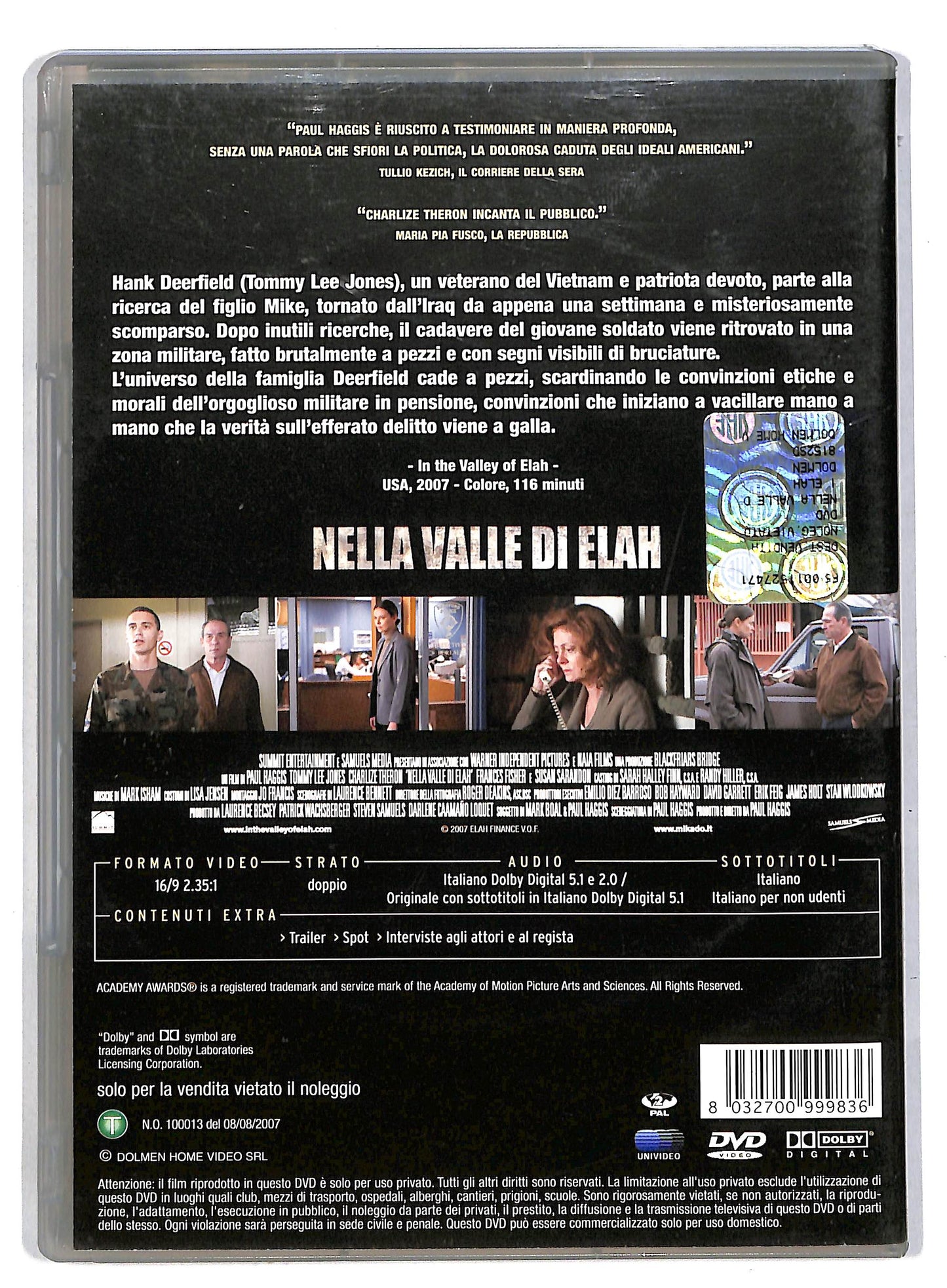 EBOND Nella valle di elah DVD D819134