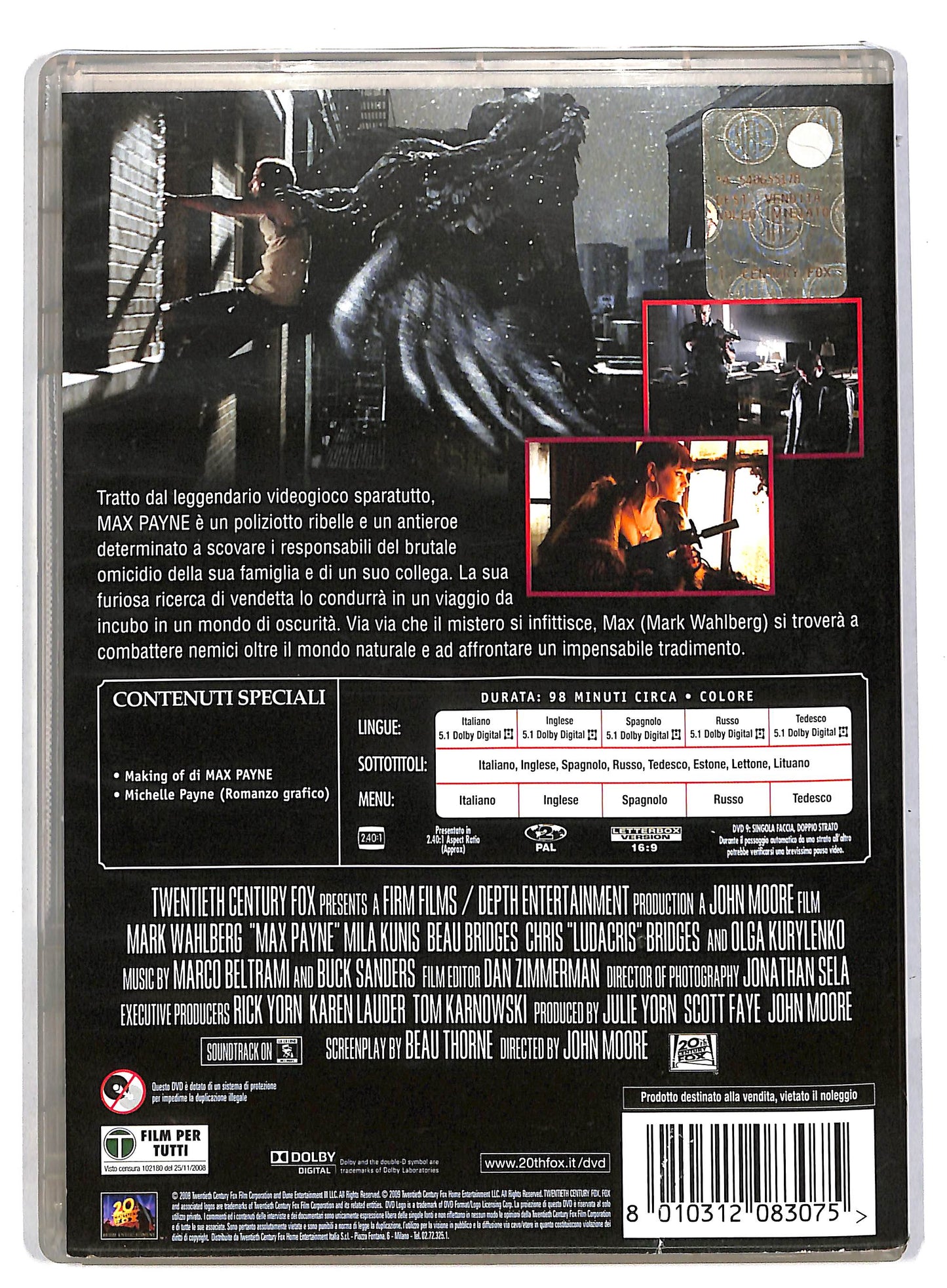 EBOND Max Payne DVD D819145