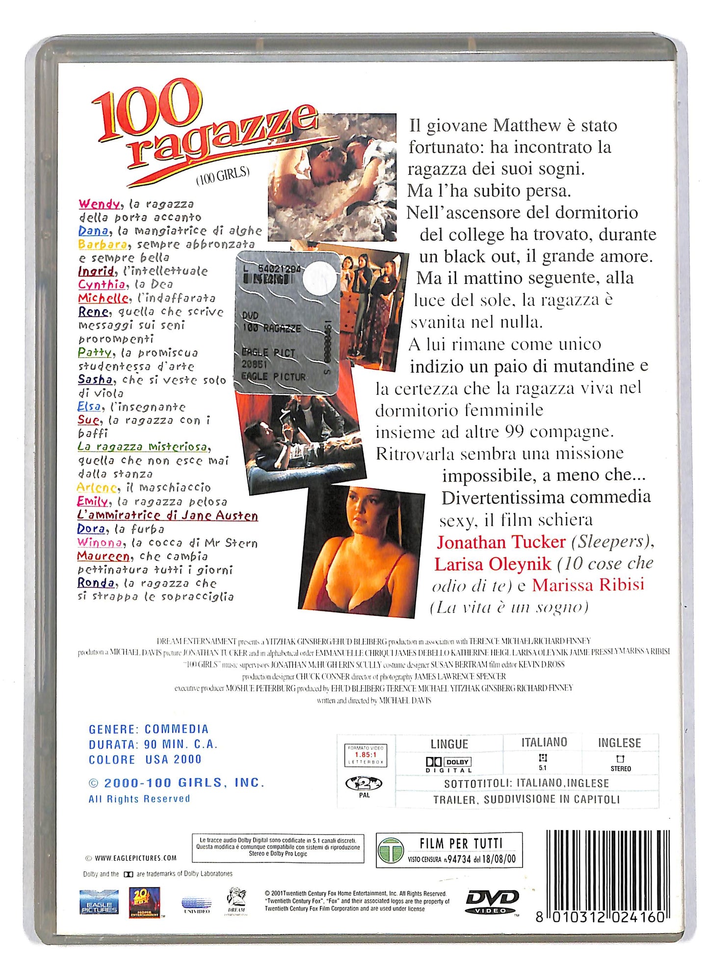EBOND 100 ragazze DVD D819159