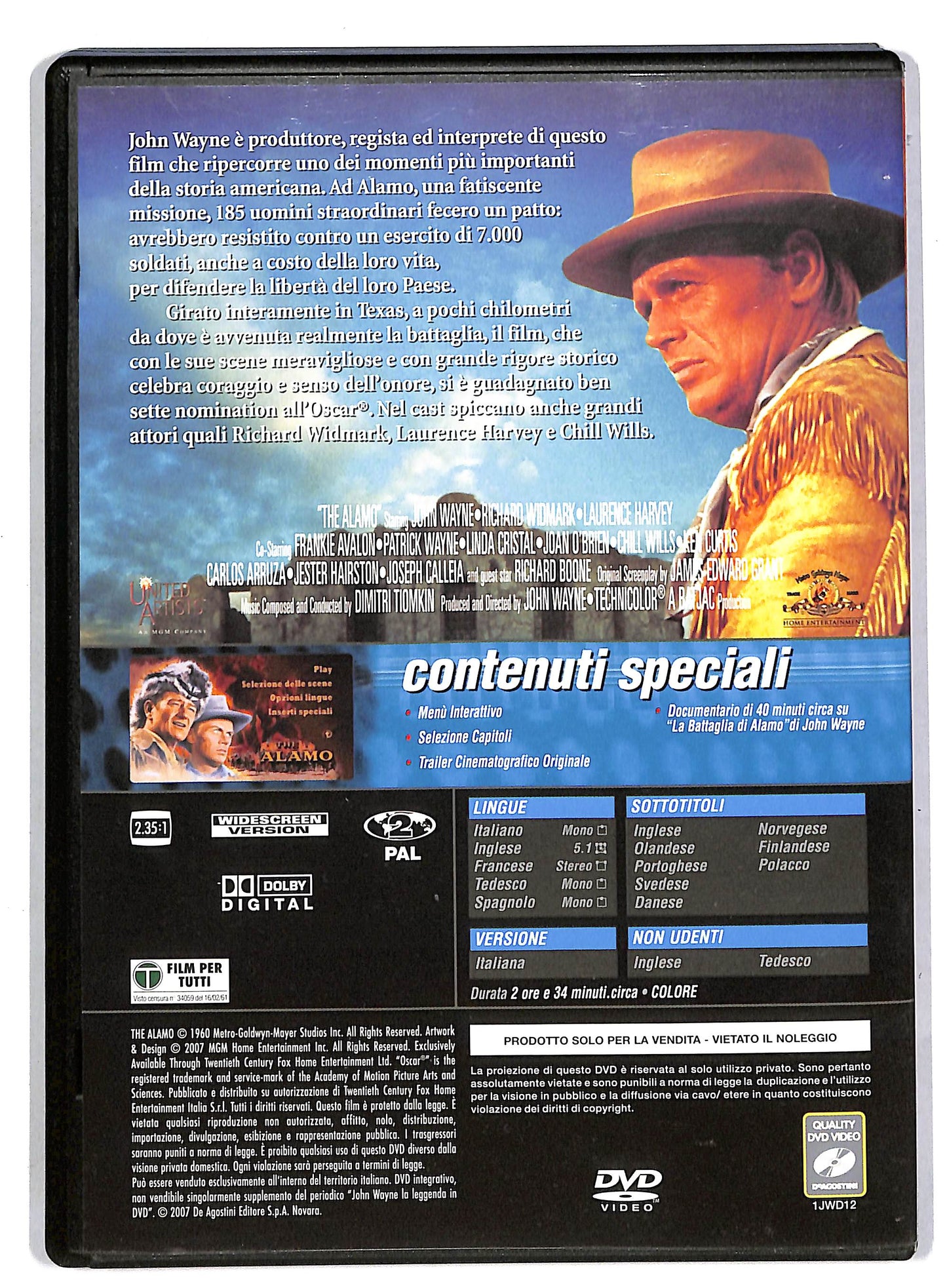 EBOND La battaglia di Alamo DVD D819212