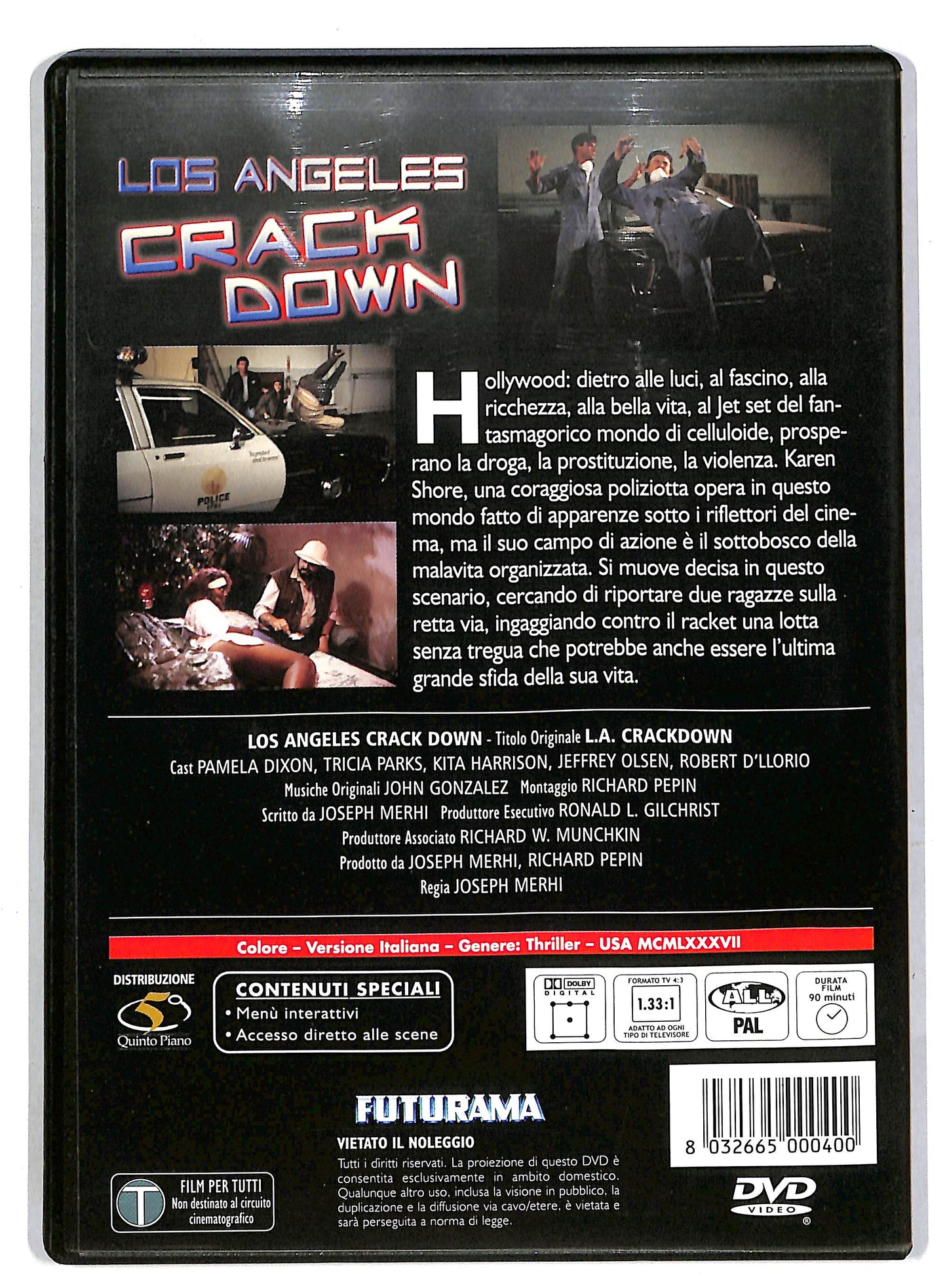 EBOND Los Angeles Crack Down DVD D819243