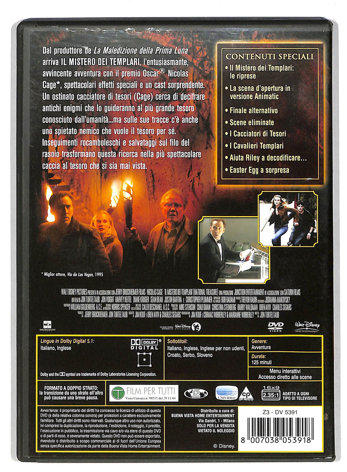 EBOND Il Mistero Dei Templari DVD D819313