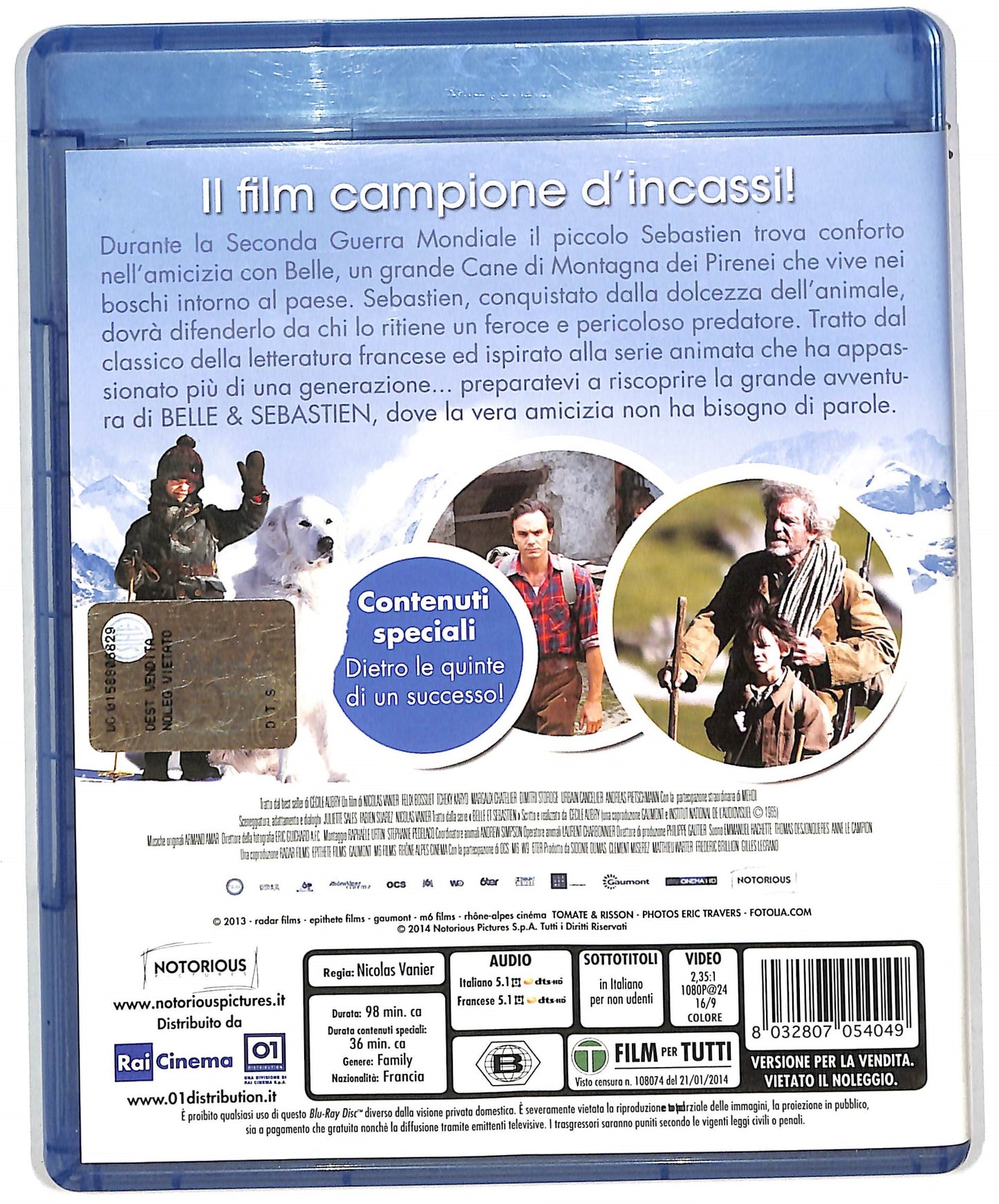 EBOND Belle & Sebastien BLURAY BLURAY D819334