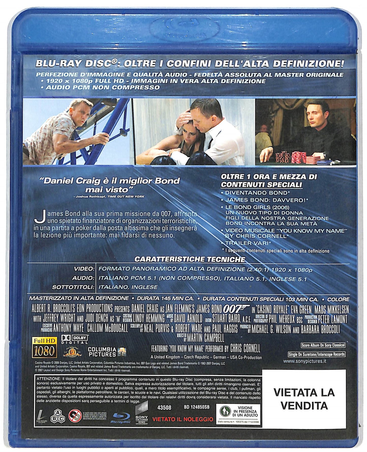 EBOND Casino Royale EDITORIALE BLURAY D819345