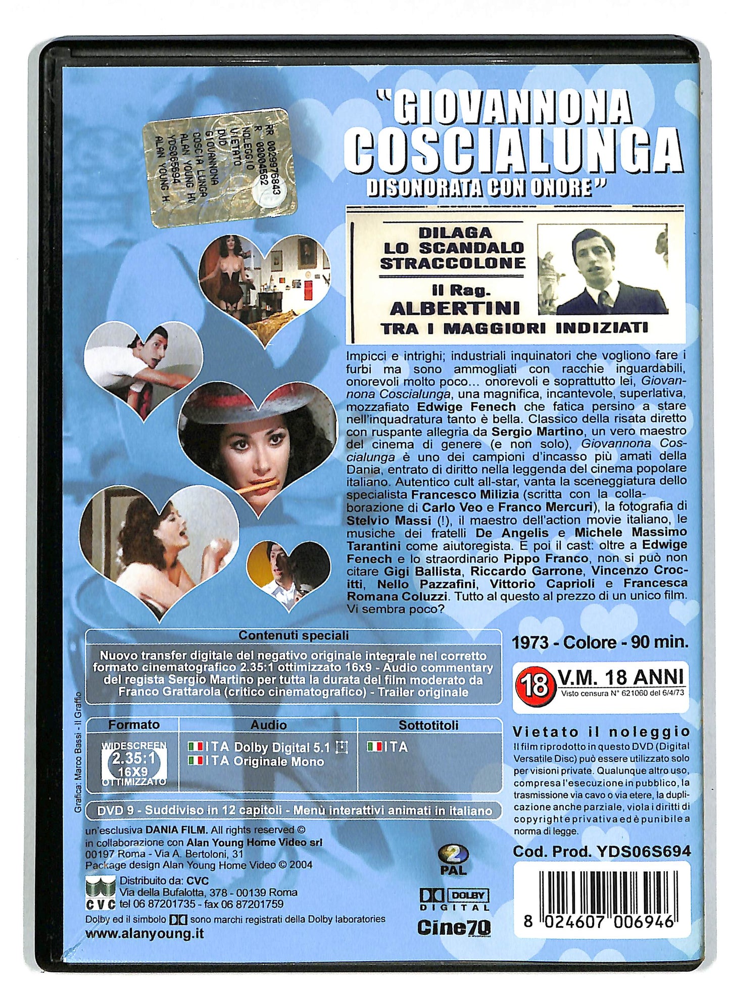 EBOND Giovannona Coscialunga disonorata con onore DVD D819413