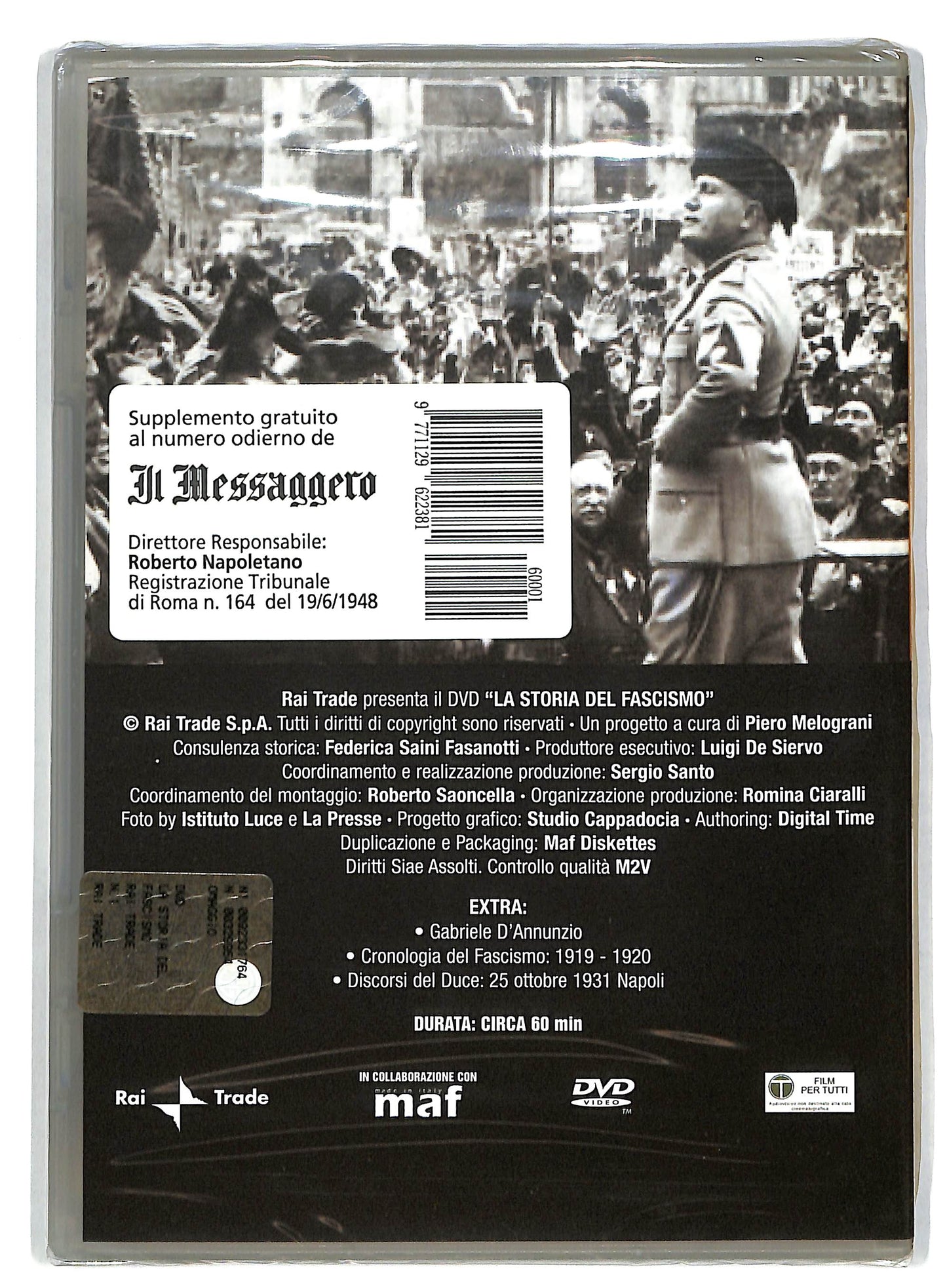 EBOND La Storia del Fascismo vol 1 Le origini (1919-1922) DVD D819515