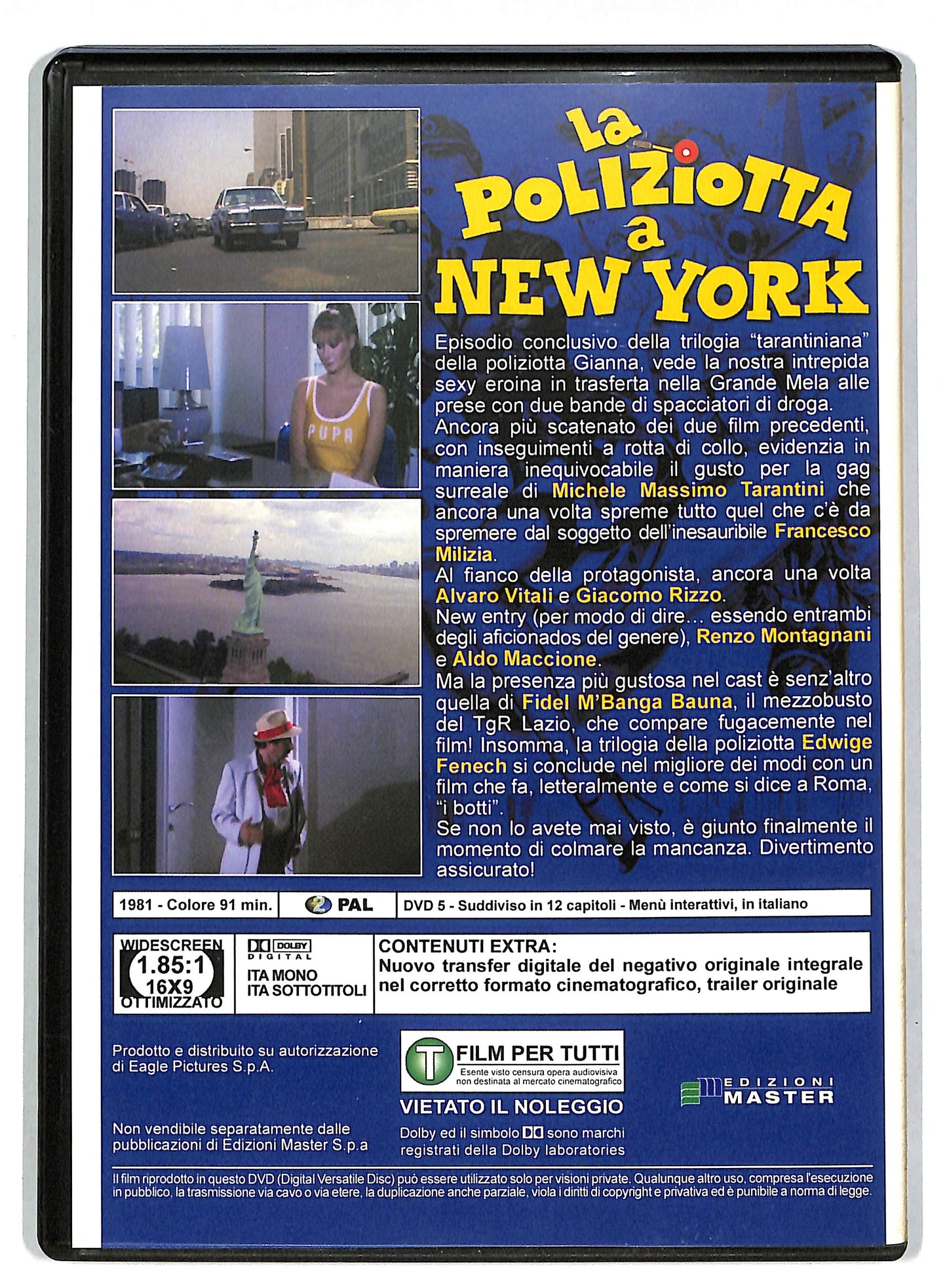EBOND La poliziotta a New York EDITORIALE DVD D819562