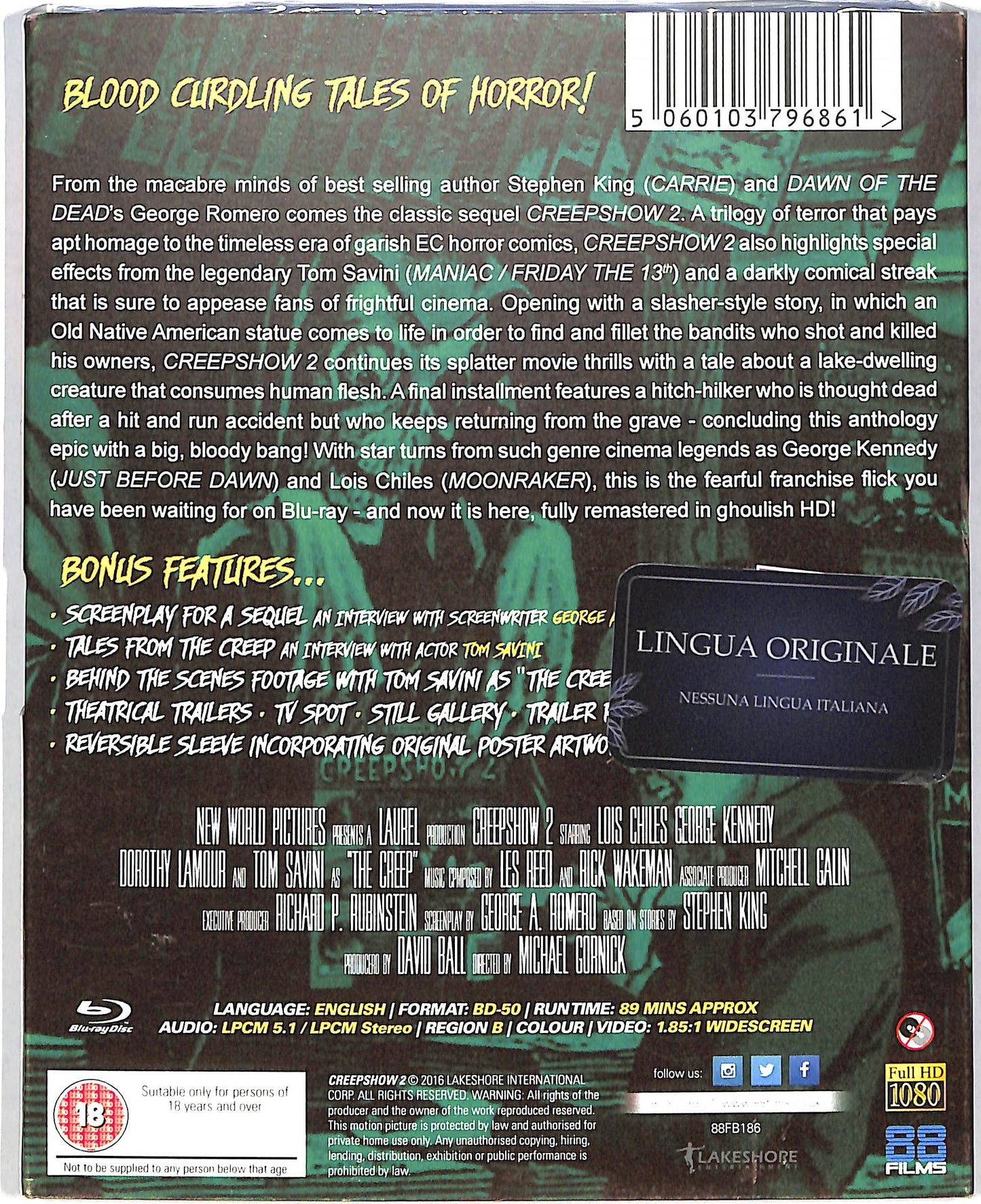 EBOND Creepshow 2 - edizione UK BLURAY D819623