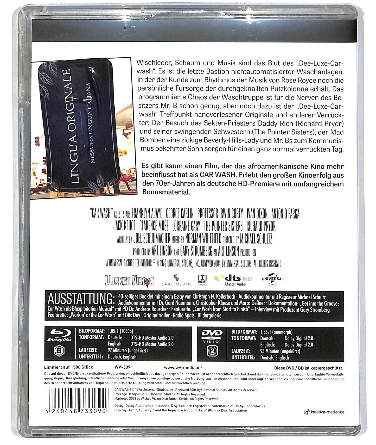 EBOND Car Wash - Black Cinema Collection Nr. 07) NO ITA + BLURAY D819922