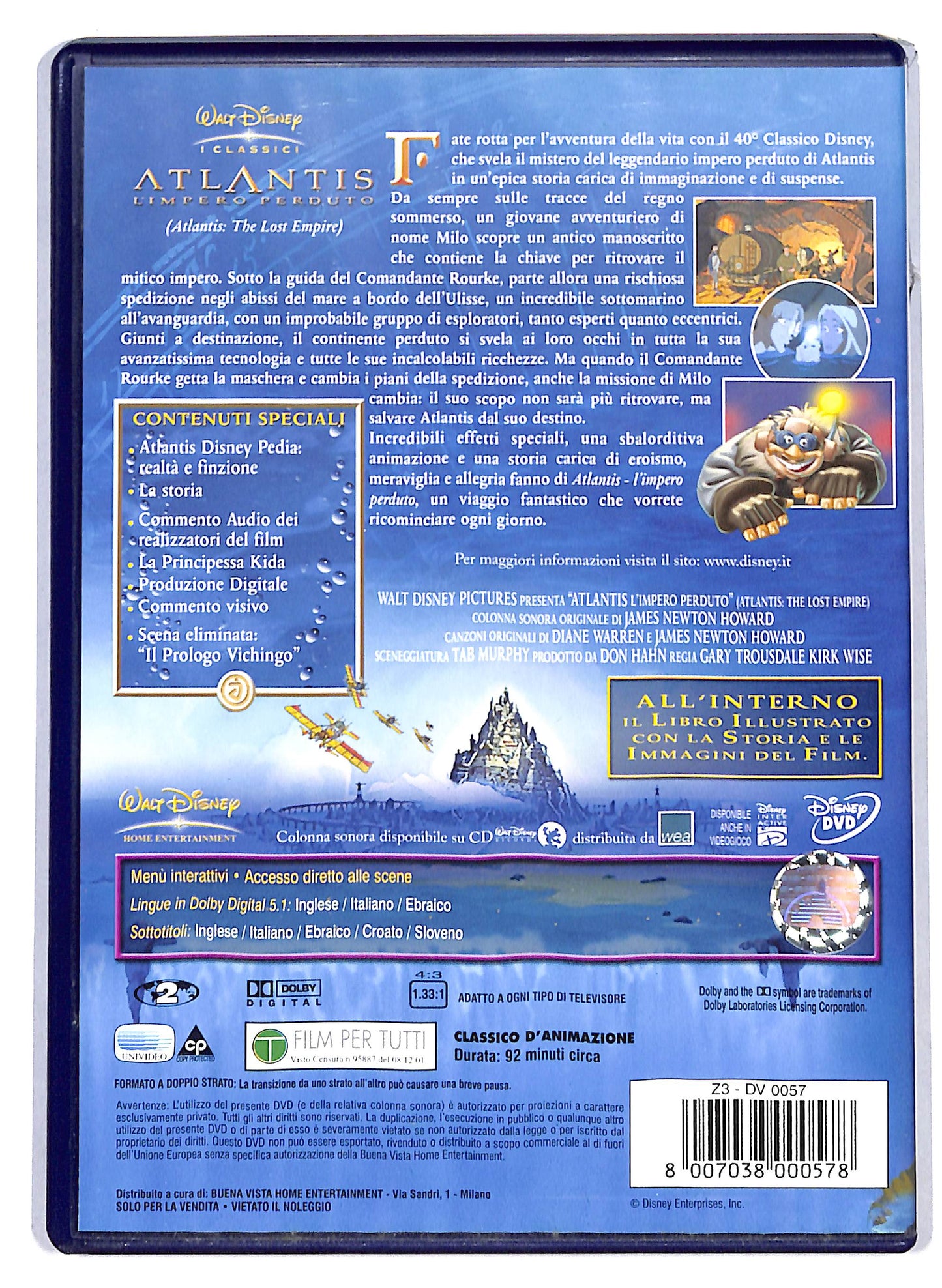 EBOND Atlantis - L'impero perduto DVD D820004