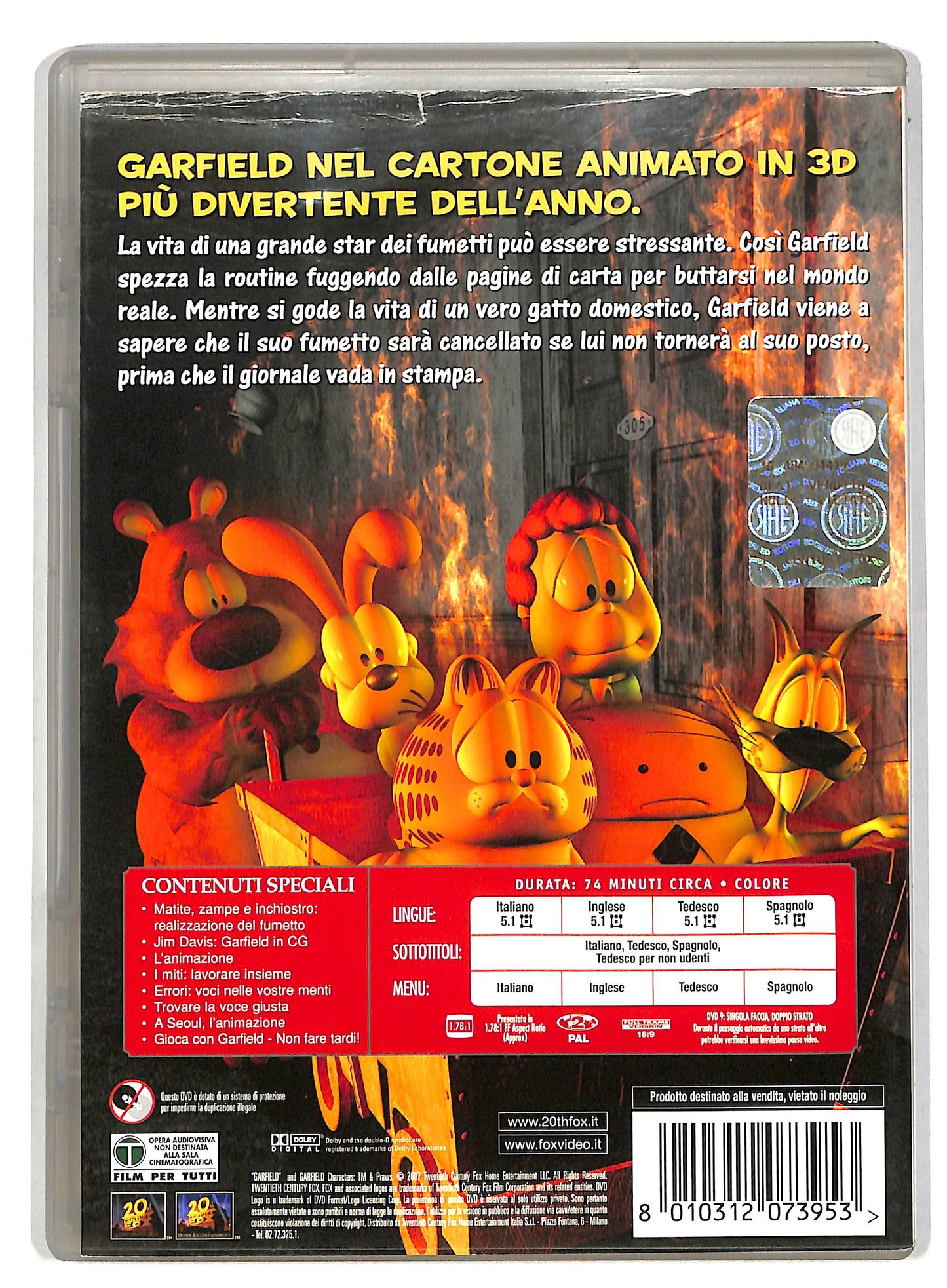 EBOND Garfield a zampa larga DVD D820044