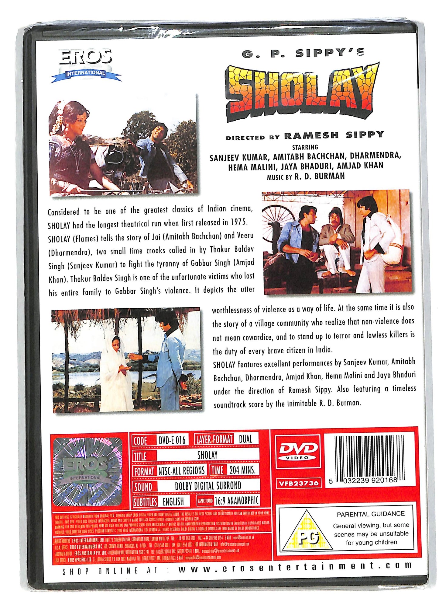 EBOND Sholay - no ita DVD D820221