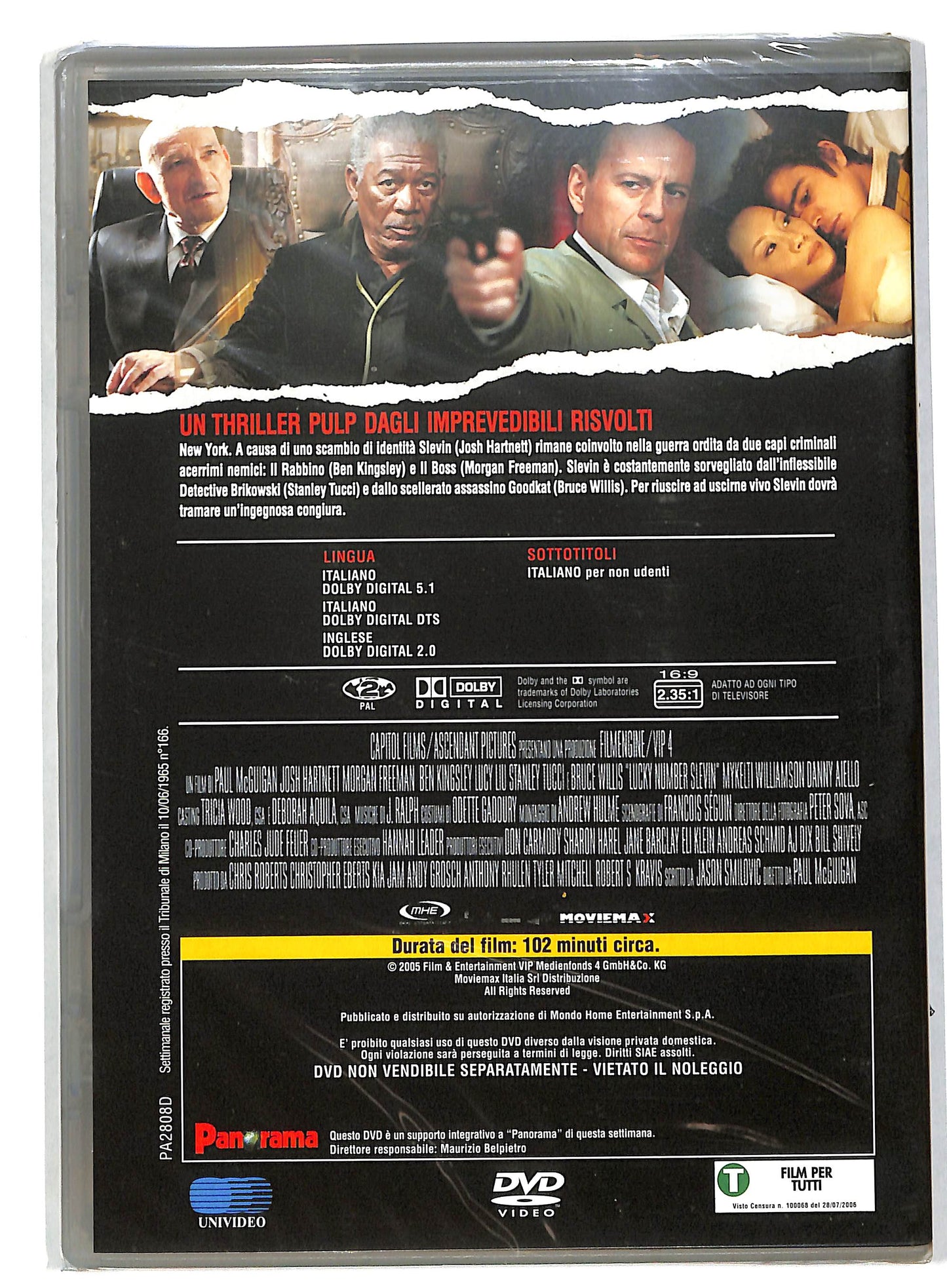 EBOND Slevin - Patto Criminale EDITORIALE DVD D820229