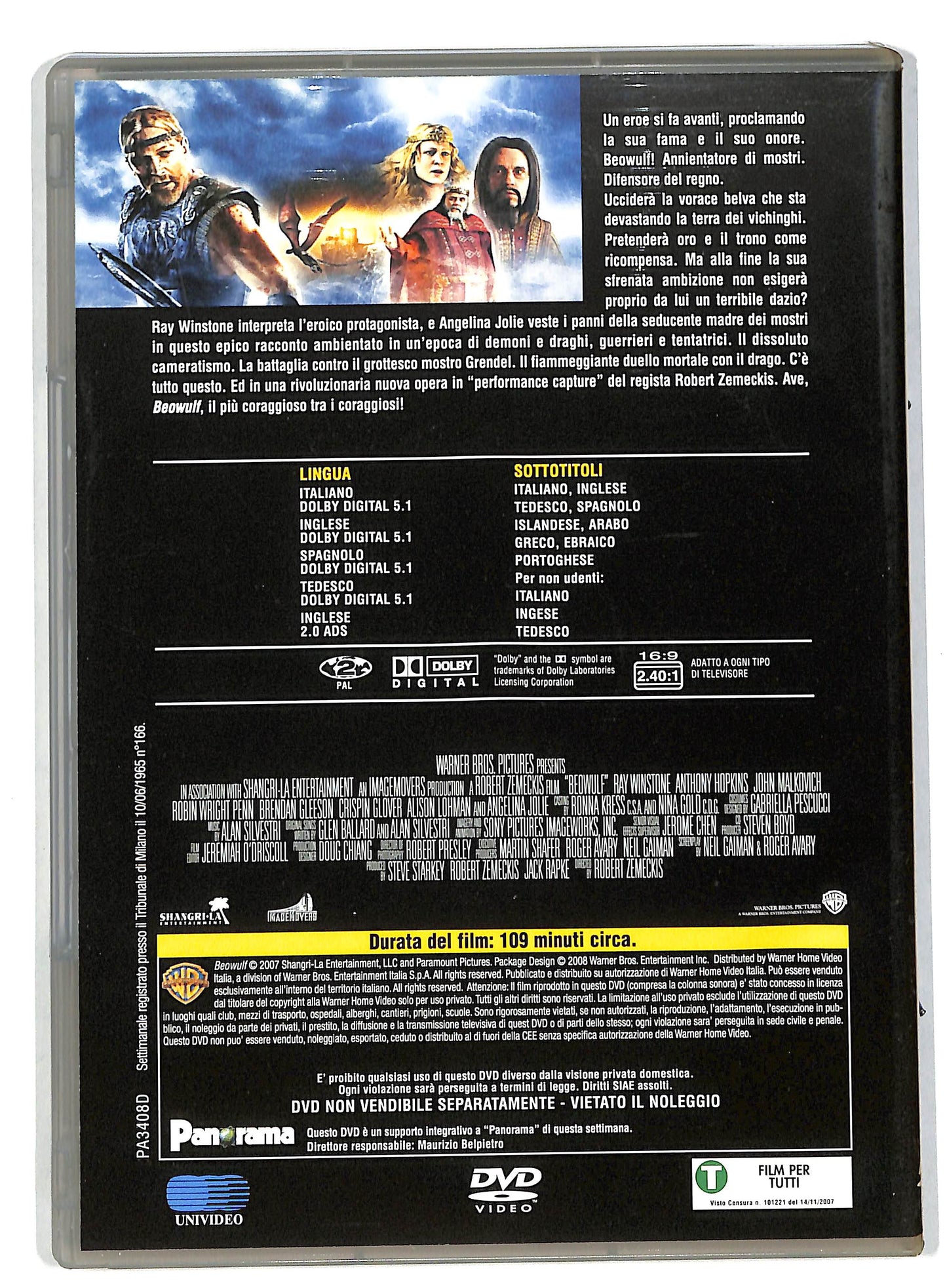 EBOND La leggenda di Beowulf EDITORIALE DVD D820238