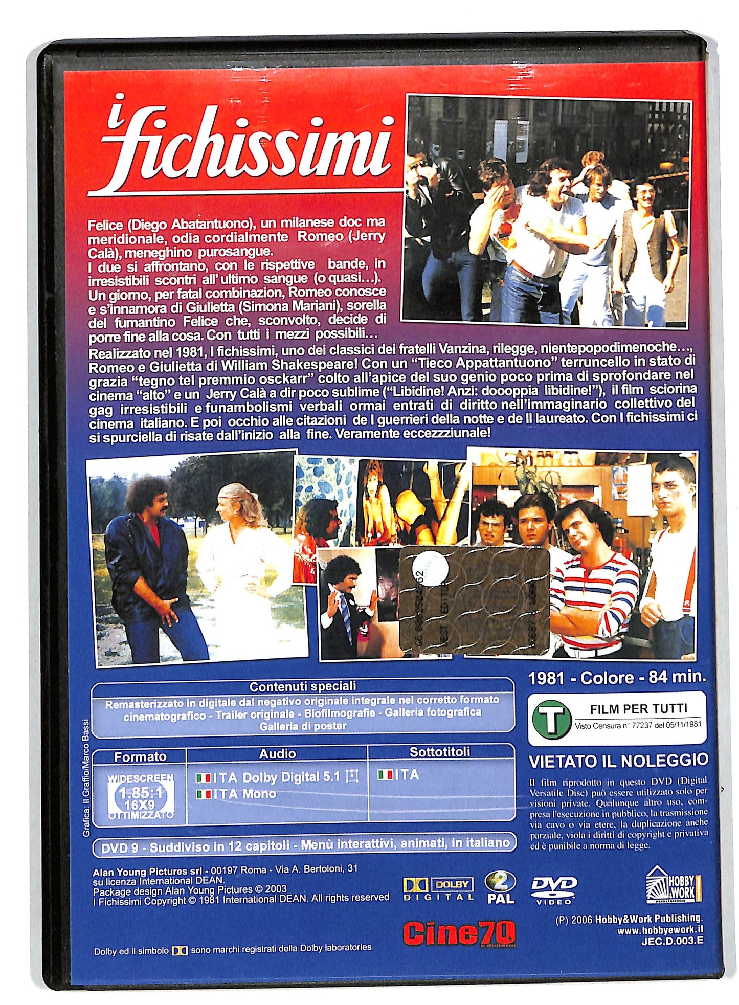 EBOND I fichissimi EDITORIALE DVD D820240