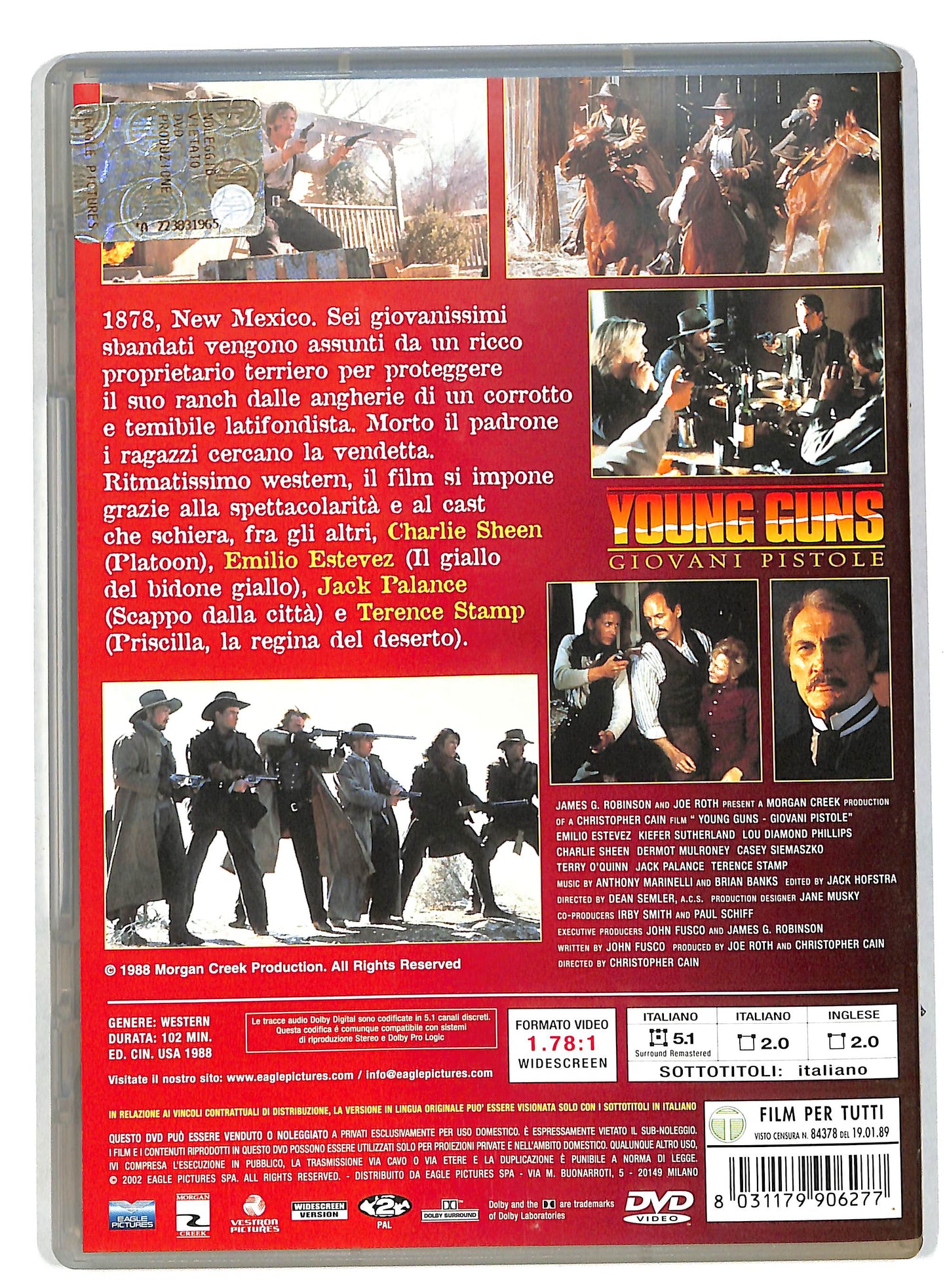 EBOND Young Guns - Giovani pistole DVD D820242