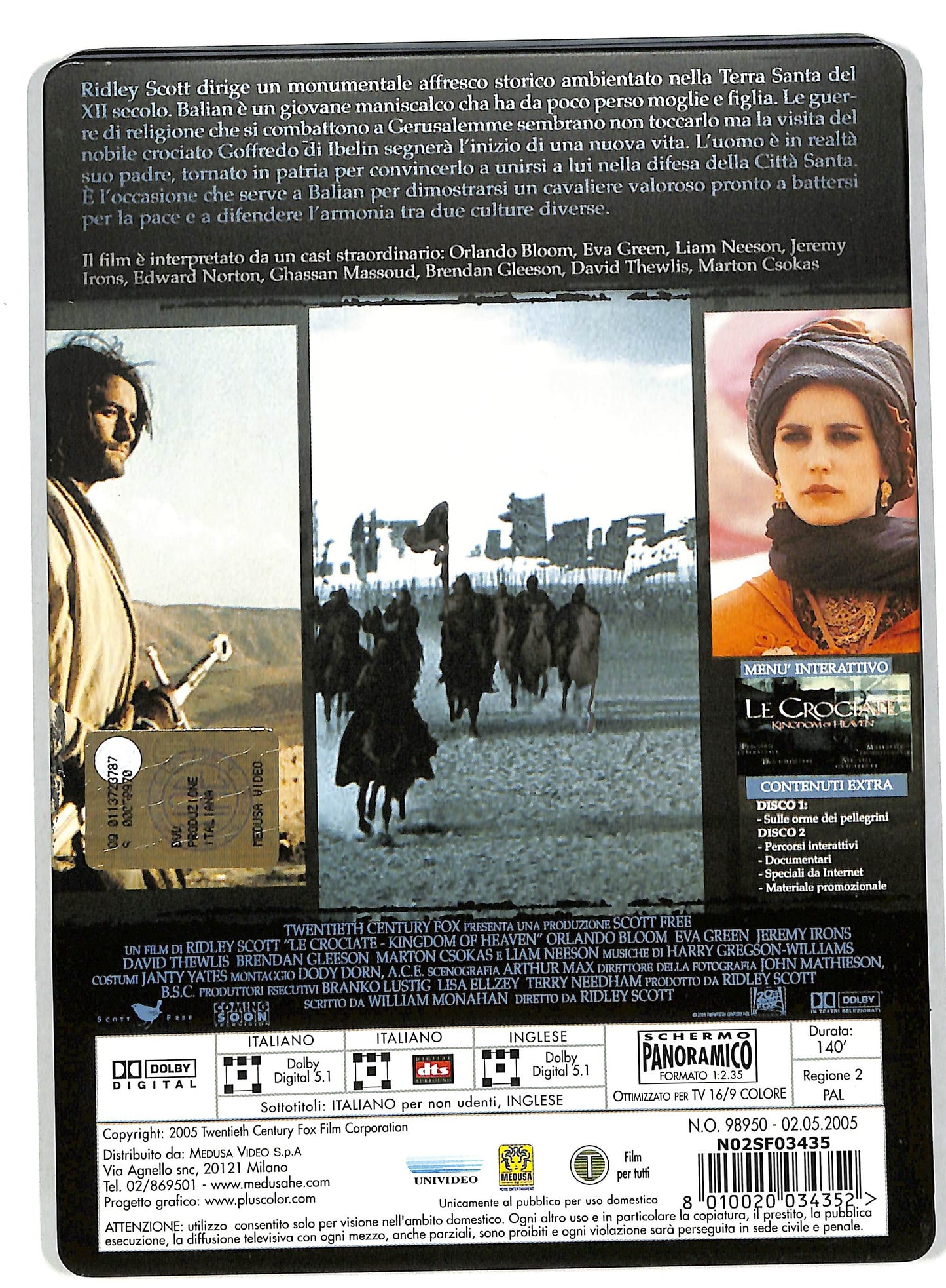 EBOND Le Crociate Kingdom Of Heaven STEELBOOK NOLEGGIO DVD D820265