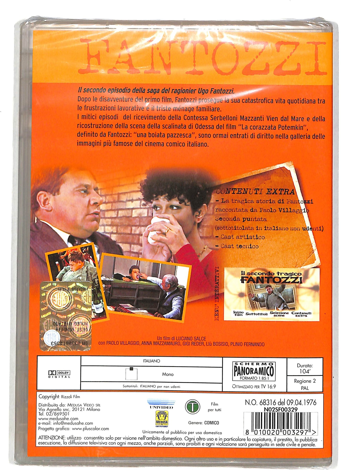 EBOND Il secondo tragico Fantozzi DVD D820350