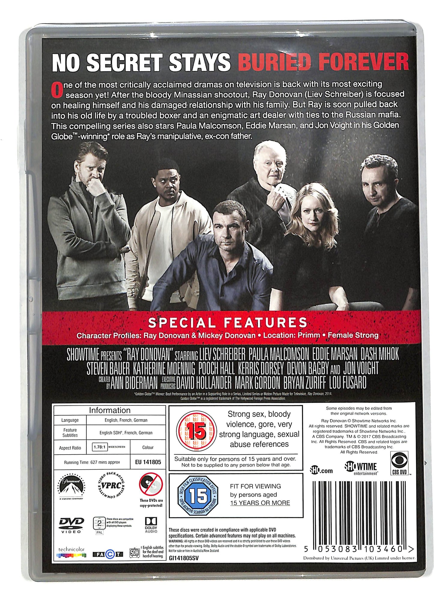 EBOND Ray Donovan - Season Four (NO ITA) DVD D820505