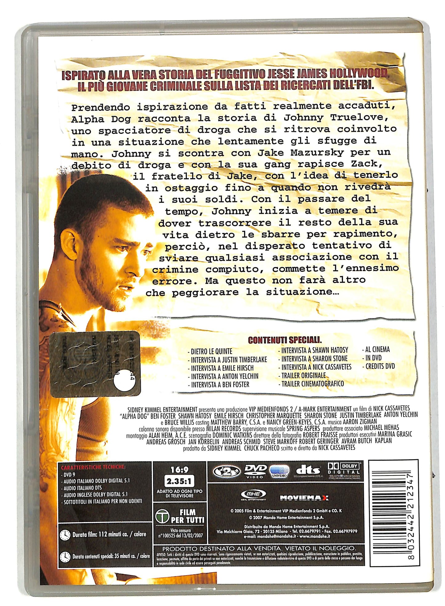 EBOND Alpha Dog DVD D820516