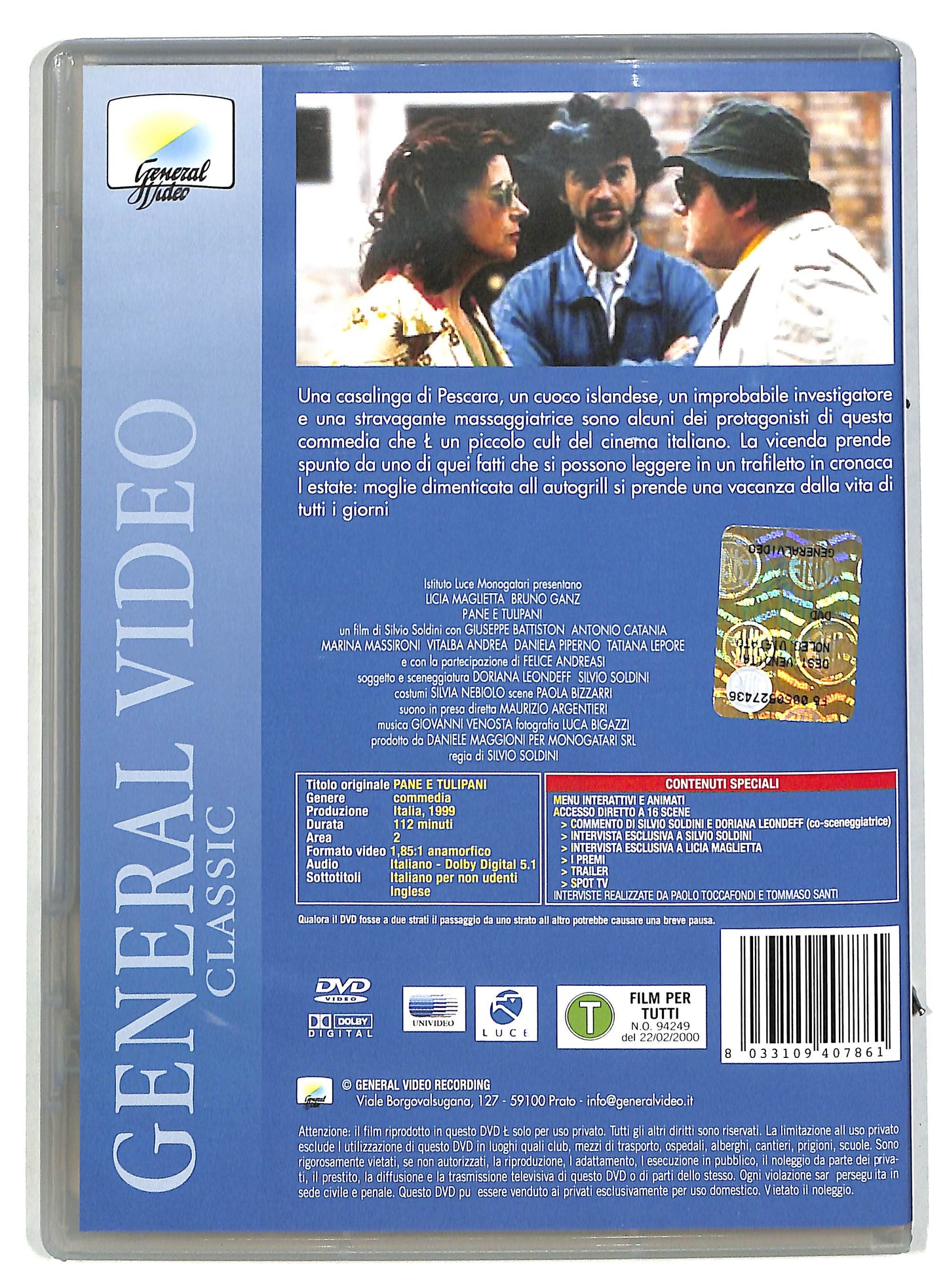 EBOND Pane eTulipani DVD D820557