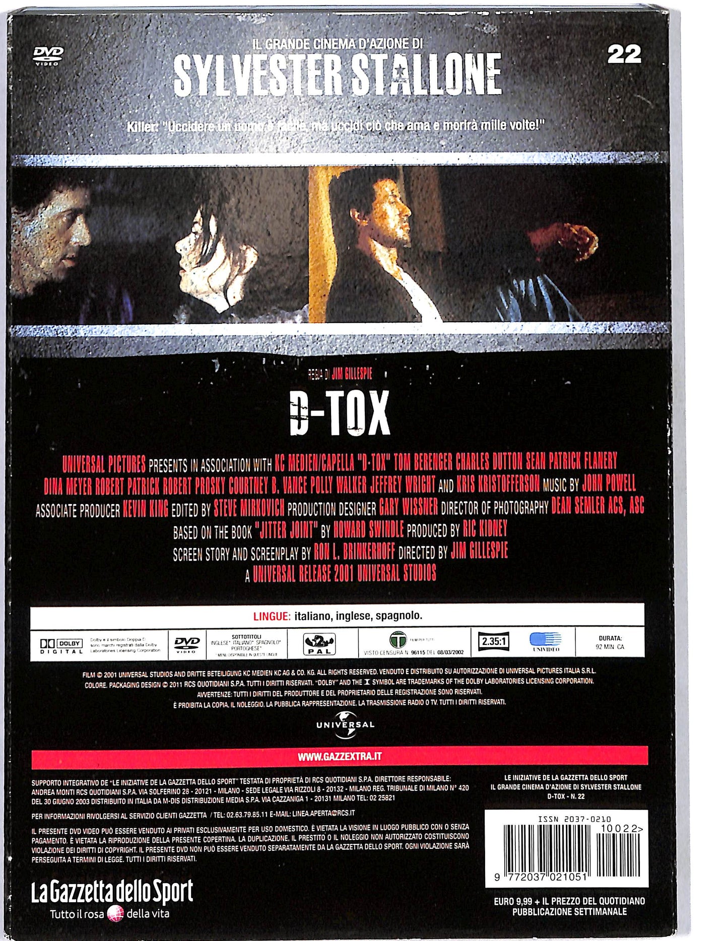 EBOND D-Tox EDITORIALE DVD D637524