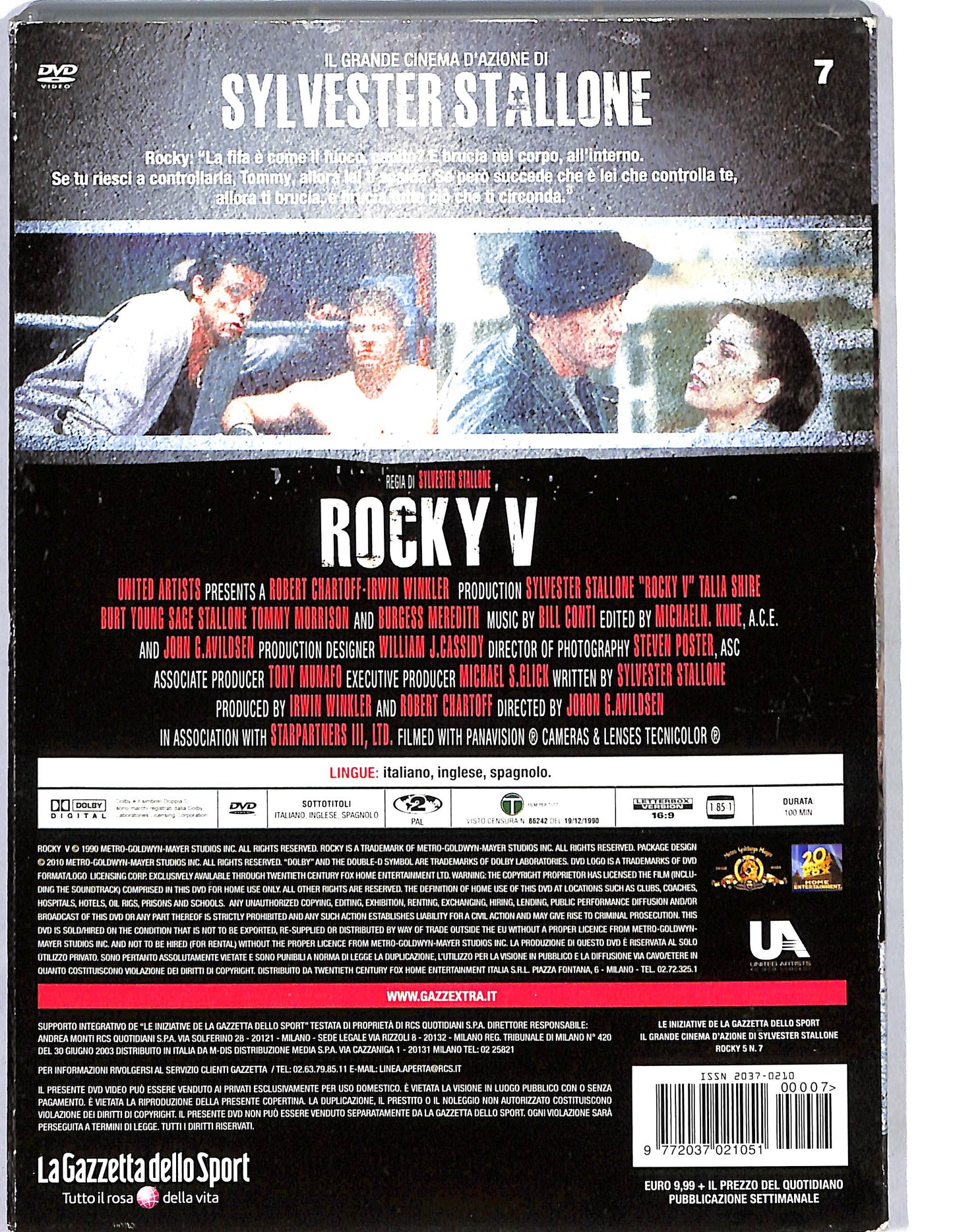 EBOND Rocky V EDITORIALE DVD D637535