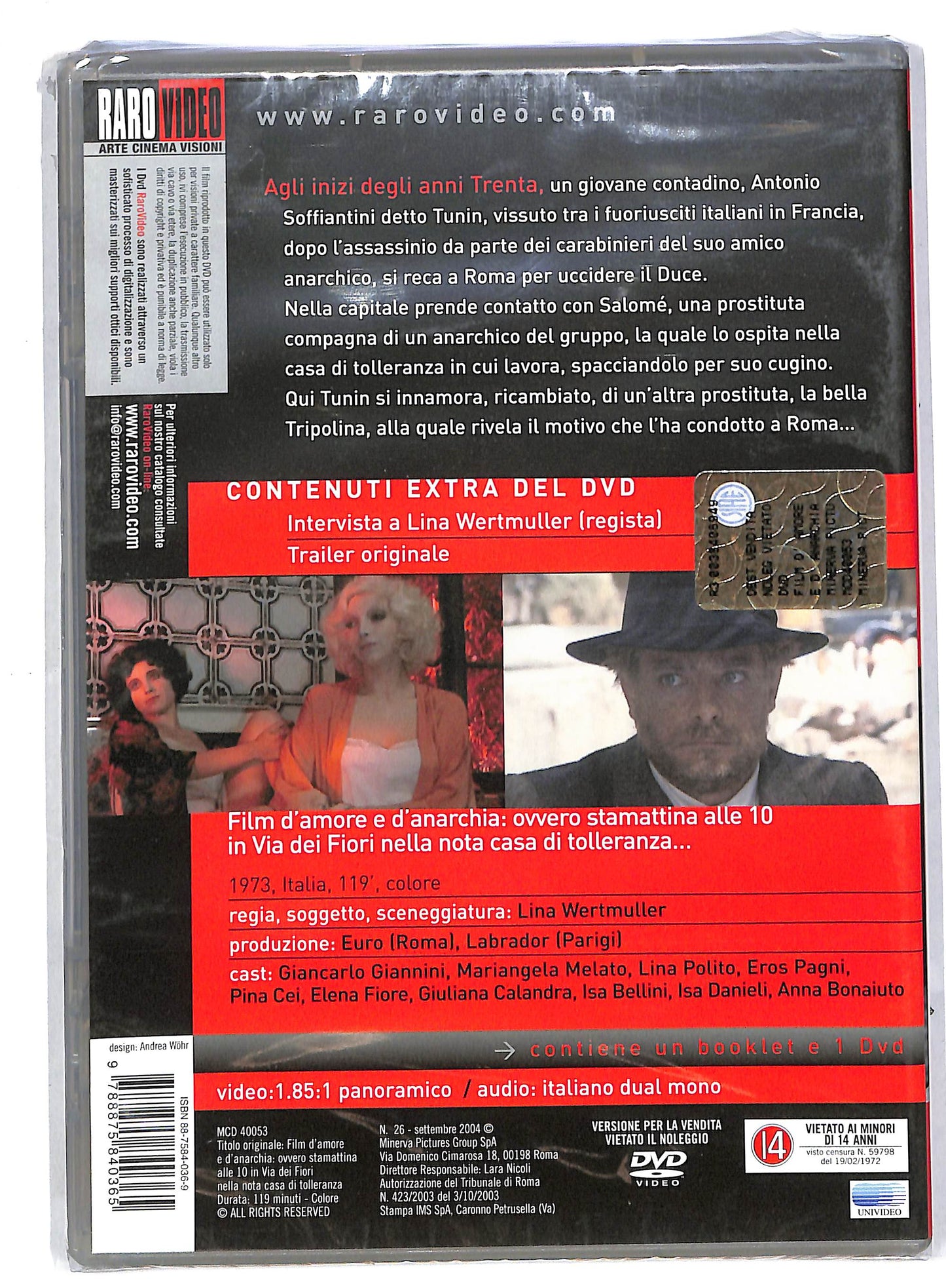 EBOND Film d'amore e d'anarchia ovvero sta mattina DVD DB552118