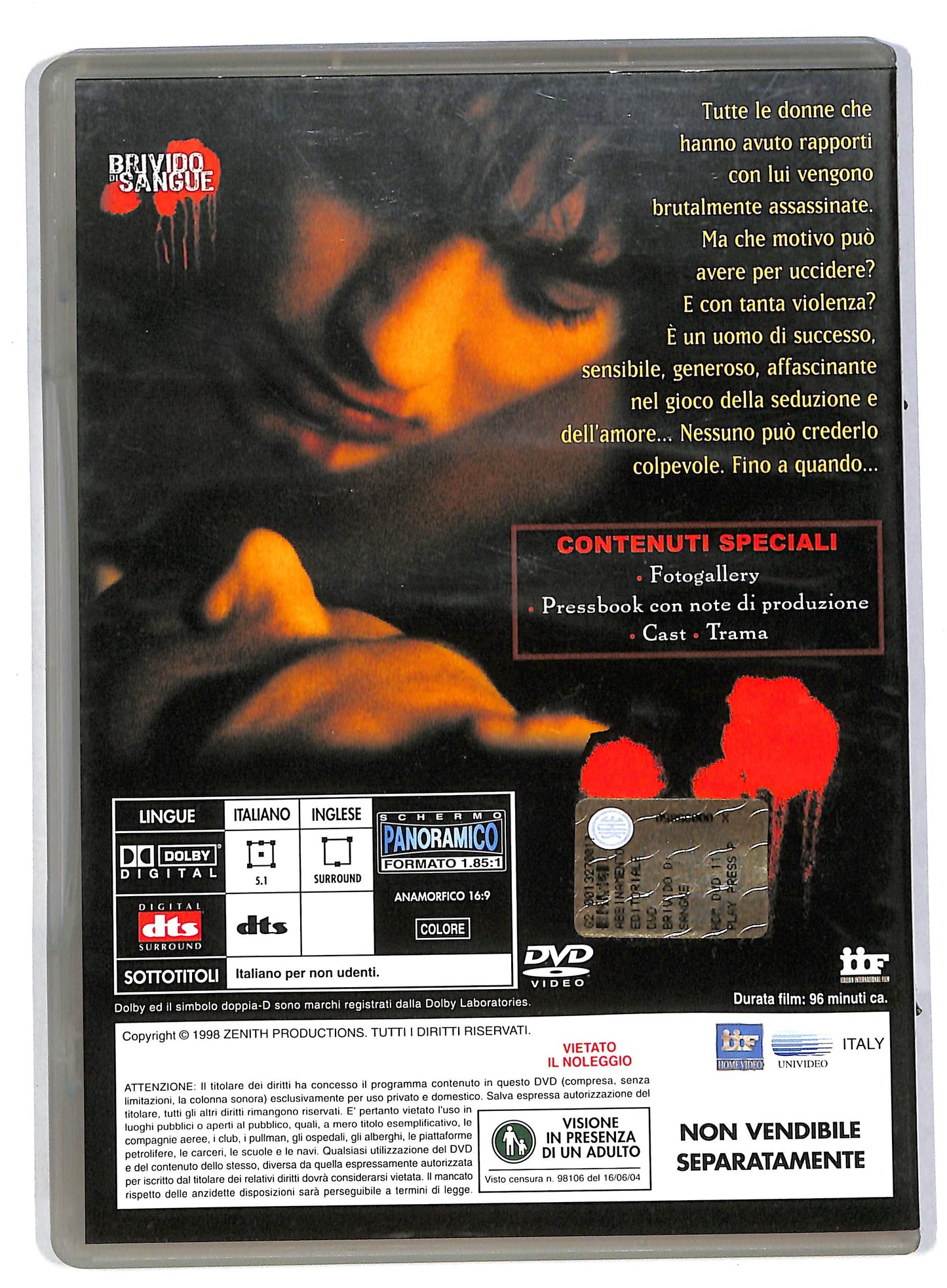 EBOND Brivido Di Sangue EDITORIALE DVD DB552131