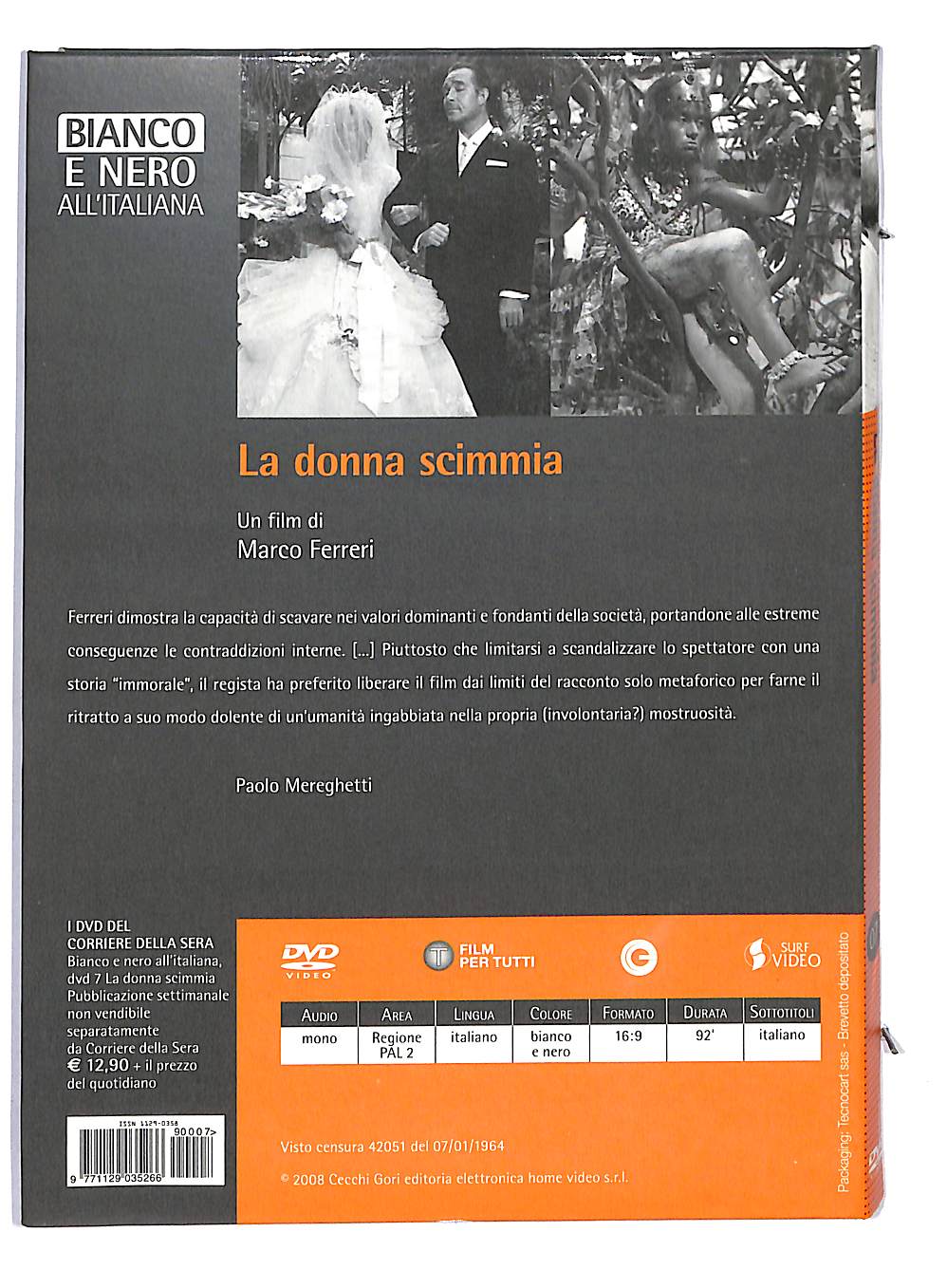 EBOND La Donna Scimmia Vol.07 Digipack Editoriale DVD DB552342