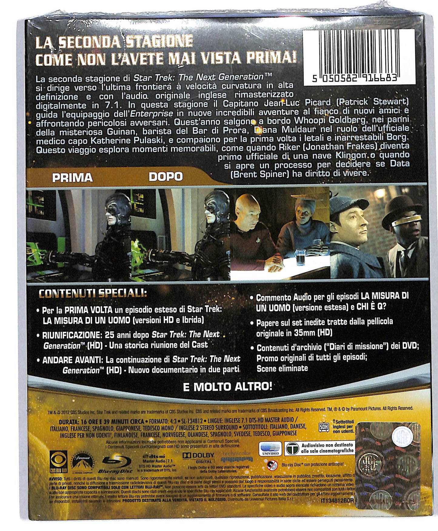 EBOND Star Trek The Next Generation Stagione 2 Slipcase BLURAY BLURAY DB552614