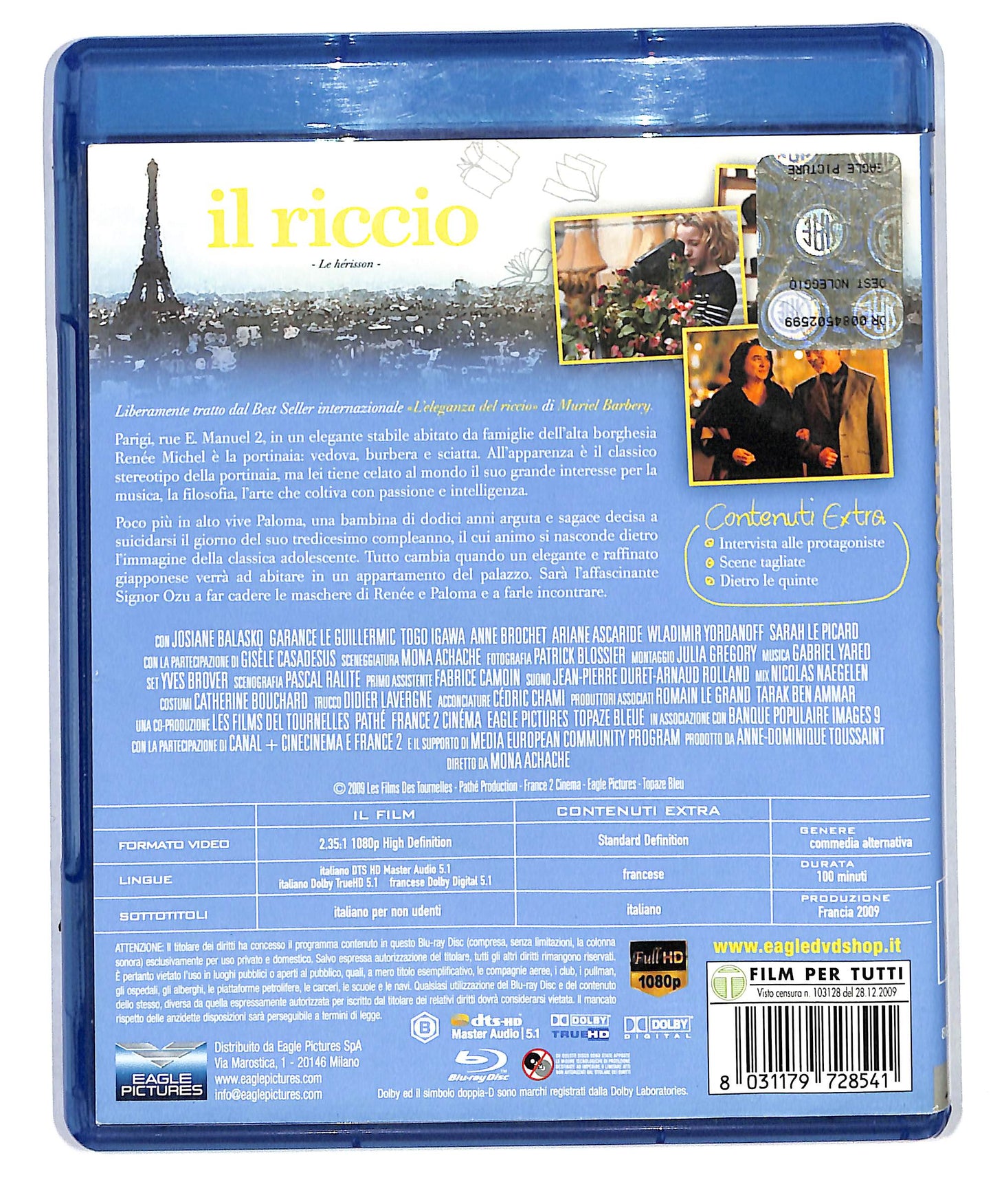 EBOND Il riccio Noleggio BLURAY BLURAY DB552619