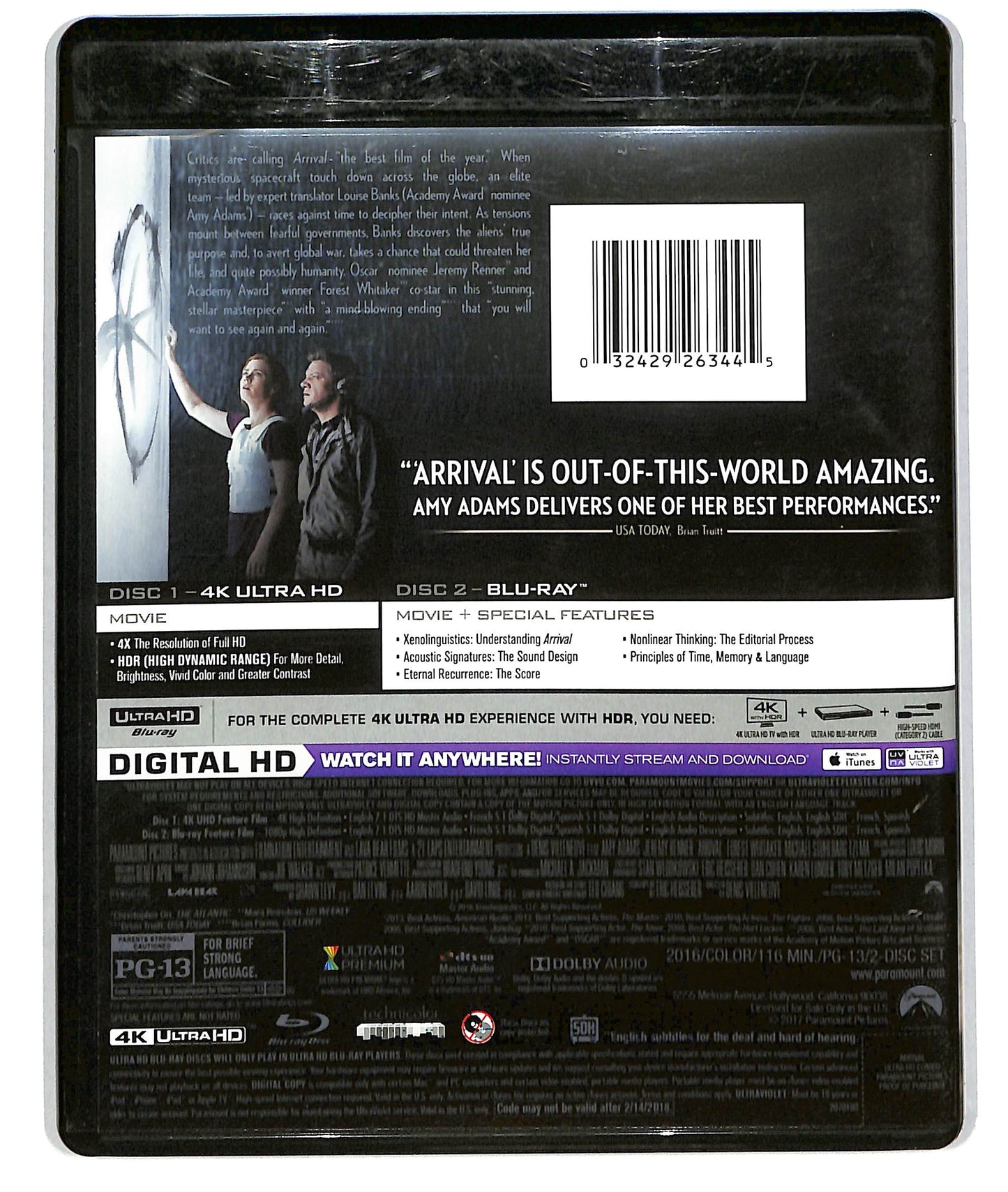 EBOND Arrival 4K ULTRA HD + digital hd + BLURAY DB552629