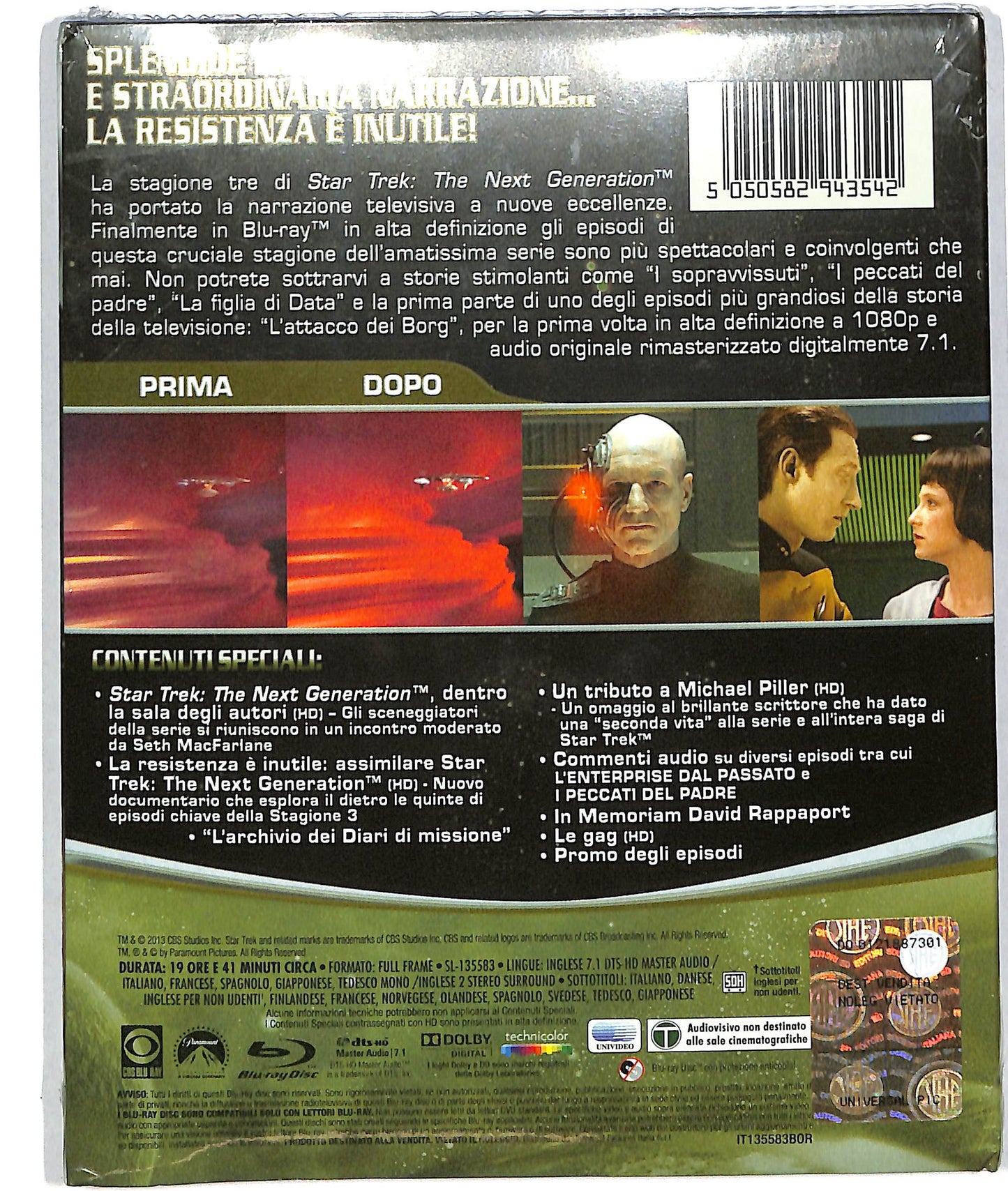 EBOND Star Trek The Next Generation Stagione 3 BLURAY DB552659