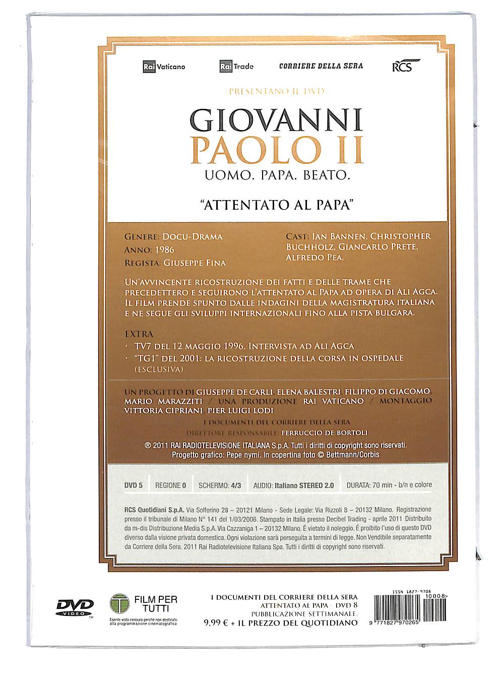 EBOND Giovanni Paolo II Volume 8 Slipcase EDITORIALE DVD DB552920