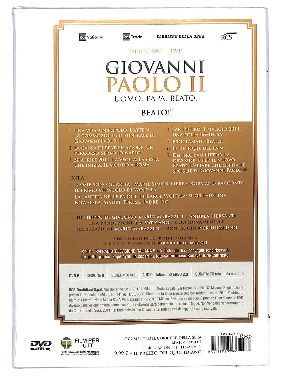 EBOND Giovanni Paolo II Volume 7 Slipcase EDITORIALE DVD DB552922