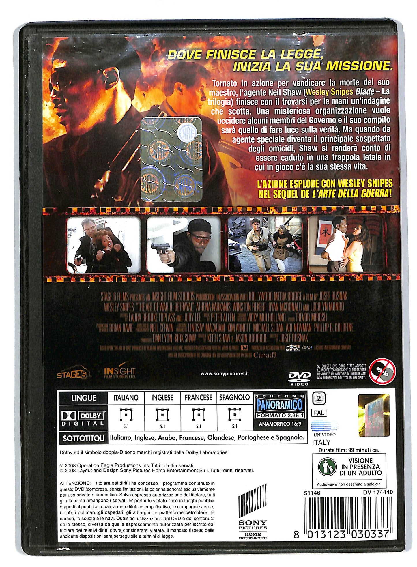 EBOND L'arte della guerra NOLEGGIO DVD DB553104
