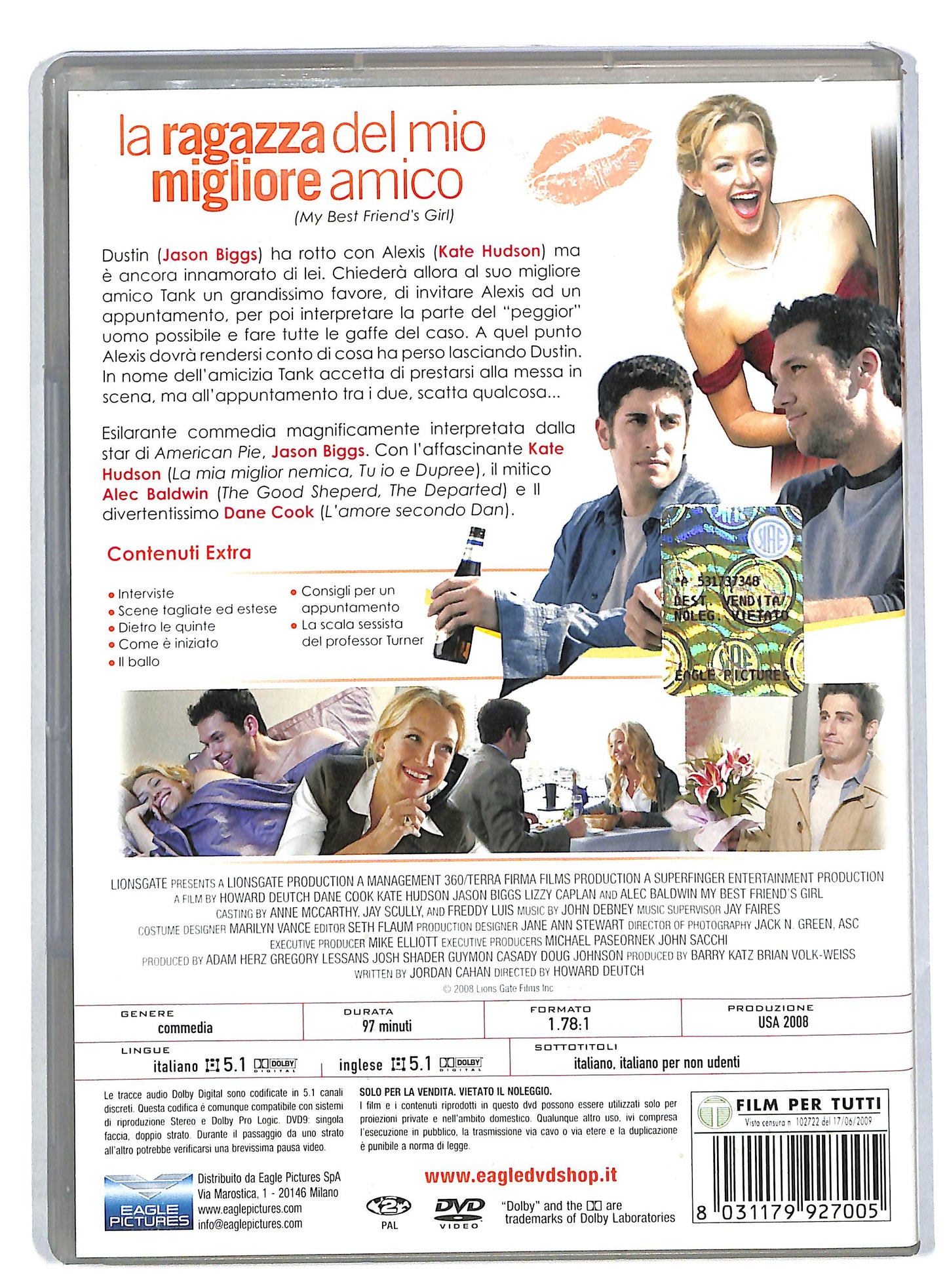 EBOND la ragazza del mio migliore amico NOLEGGIO DVD DB553106