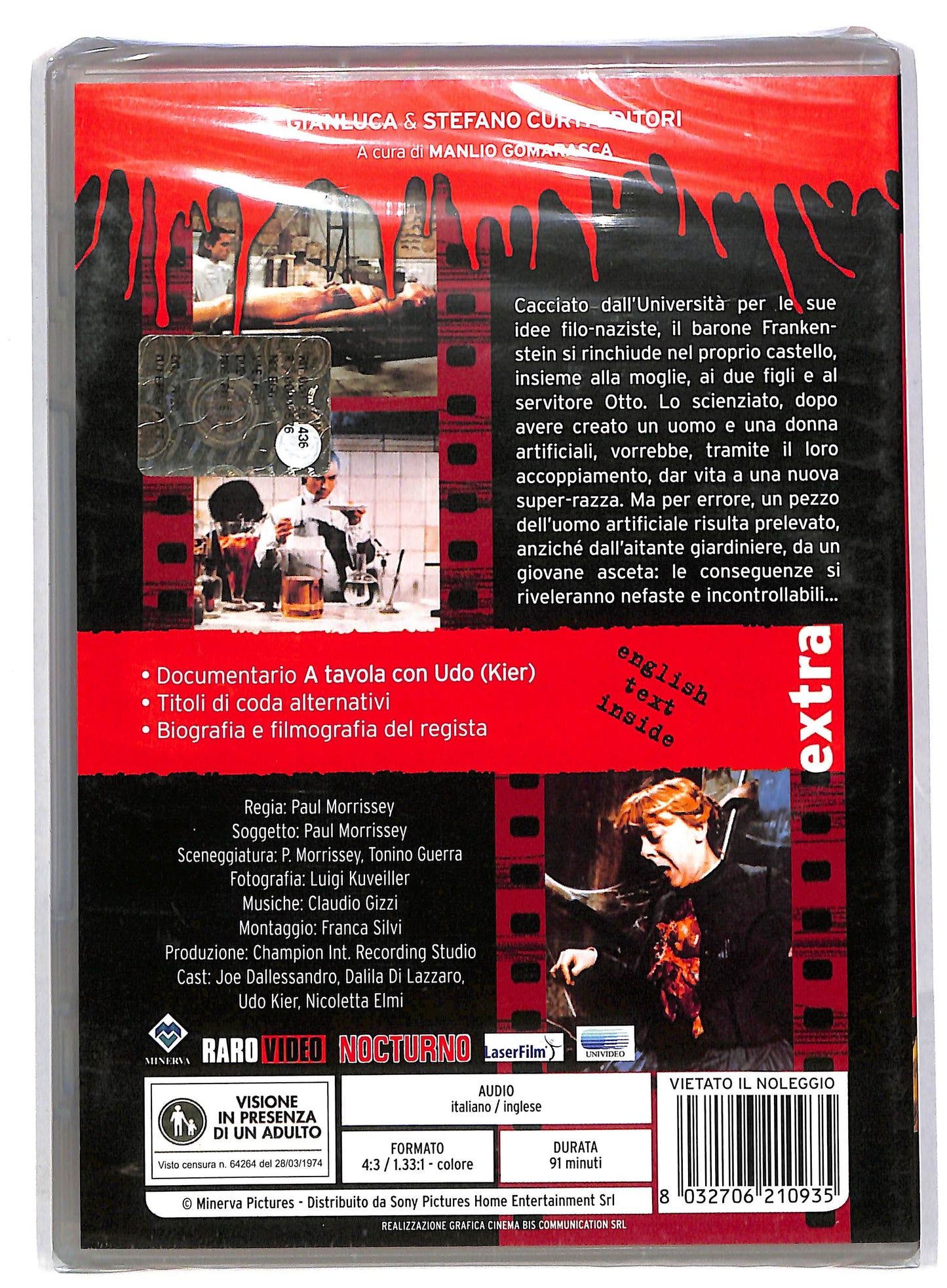 EBOND Il mostro e in tavola Barone Frankenstein DVD DB553143