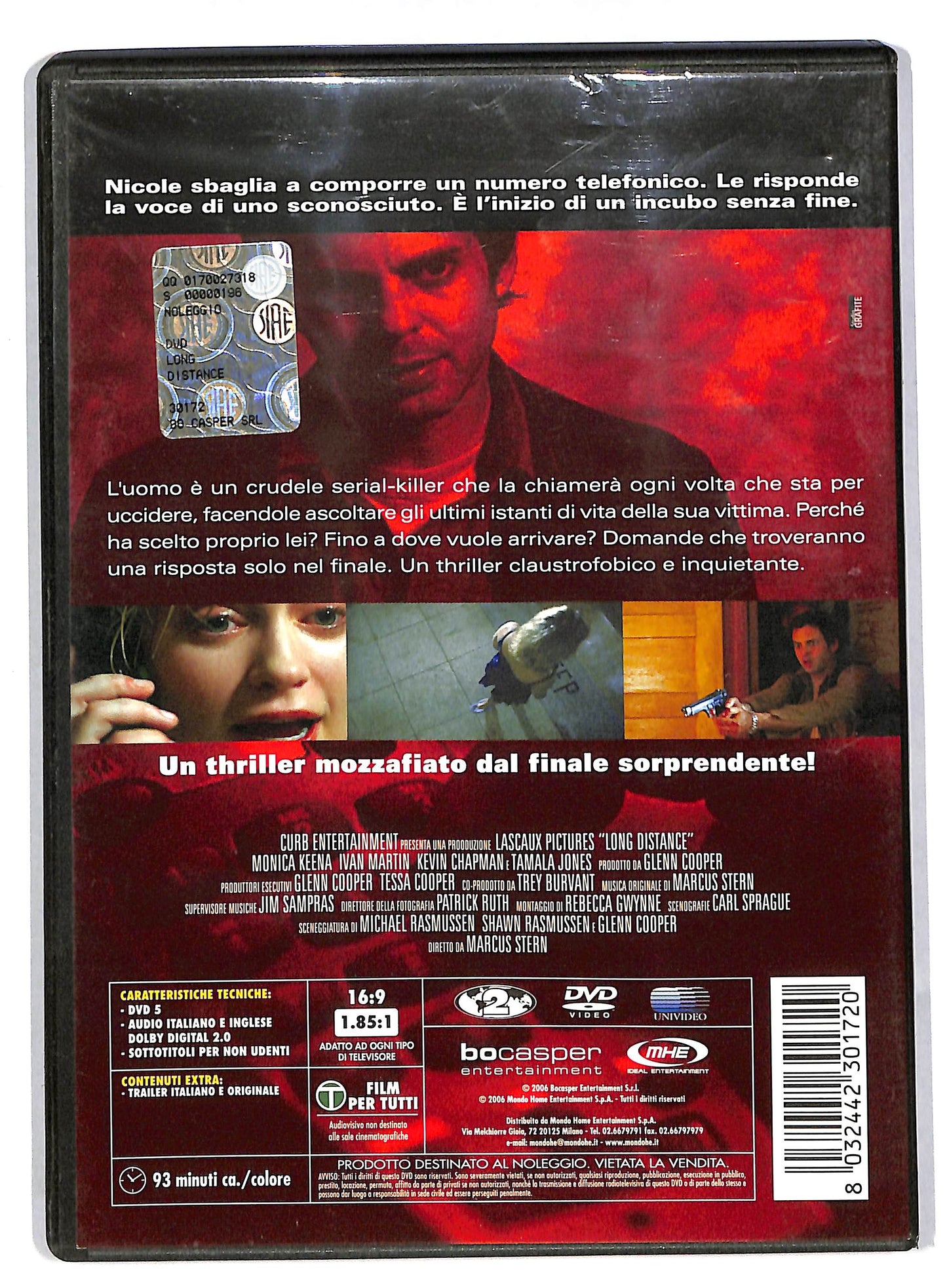 EBOND Long Distance - Linea diretta con l'assassino NOLEGGIO DVD DB553147