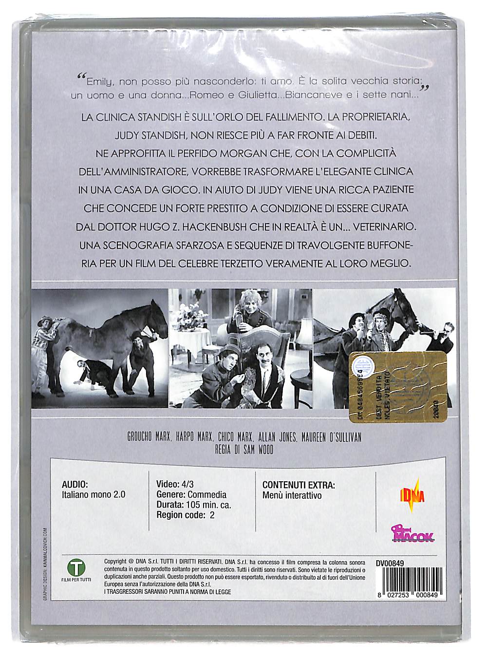 EBOND Un giorno alle corse - I Fratelli Marx DVD DB553315