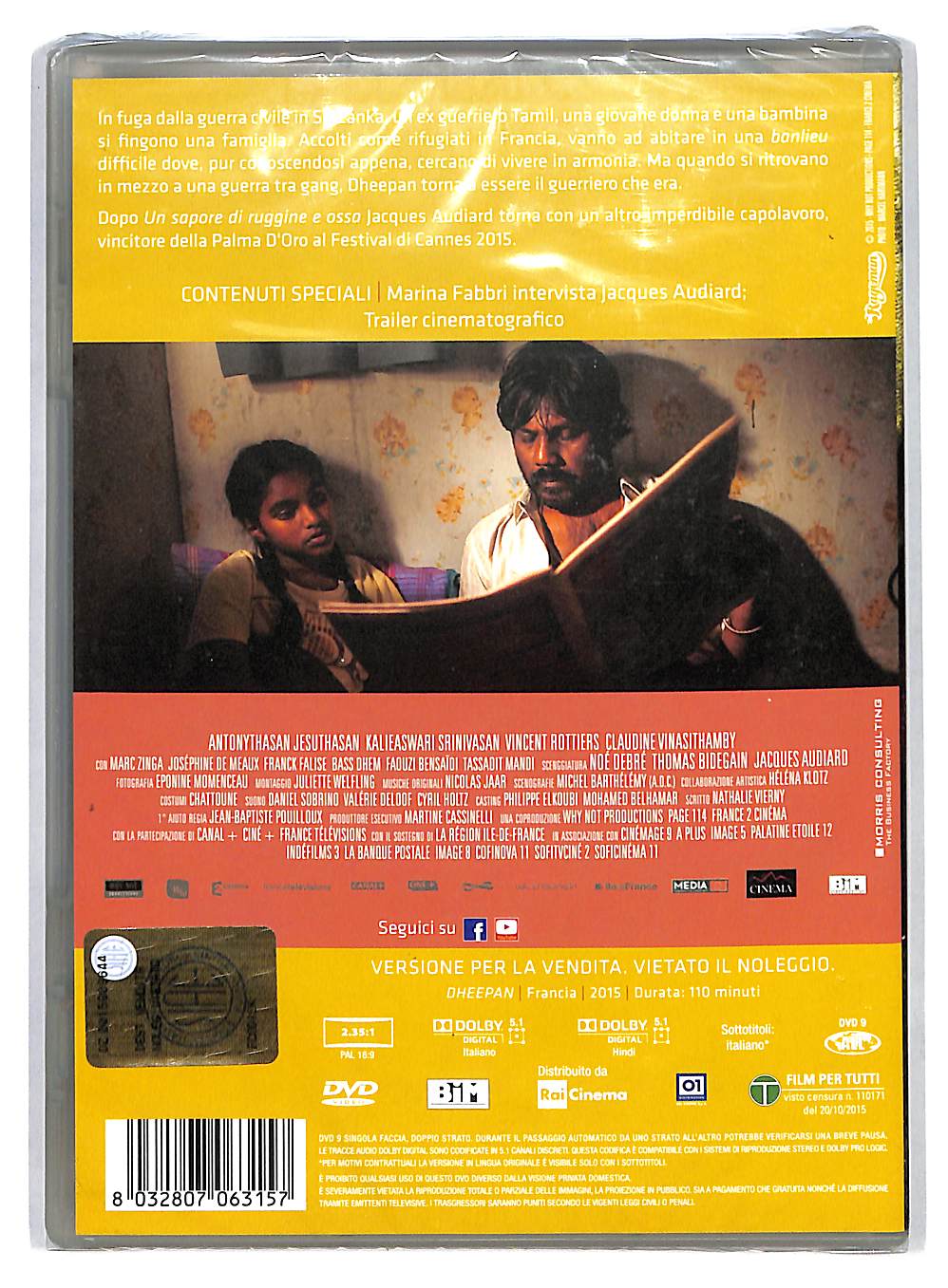 EBOND Dheepan - Una Nuova Vita DVD DB553352