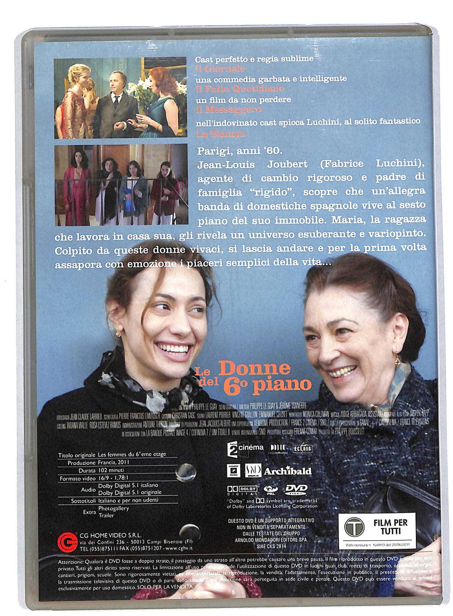 EBOND Le donne del 6° piano EDITORIALE DVD DB553615