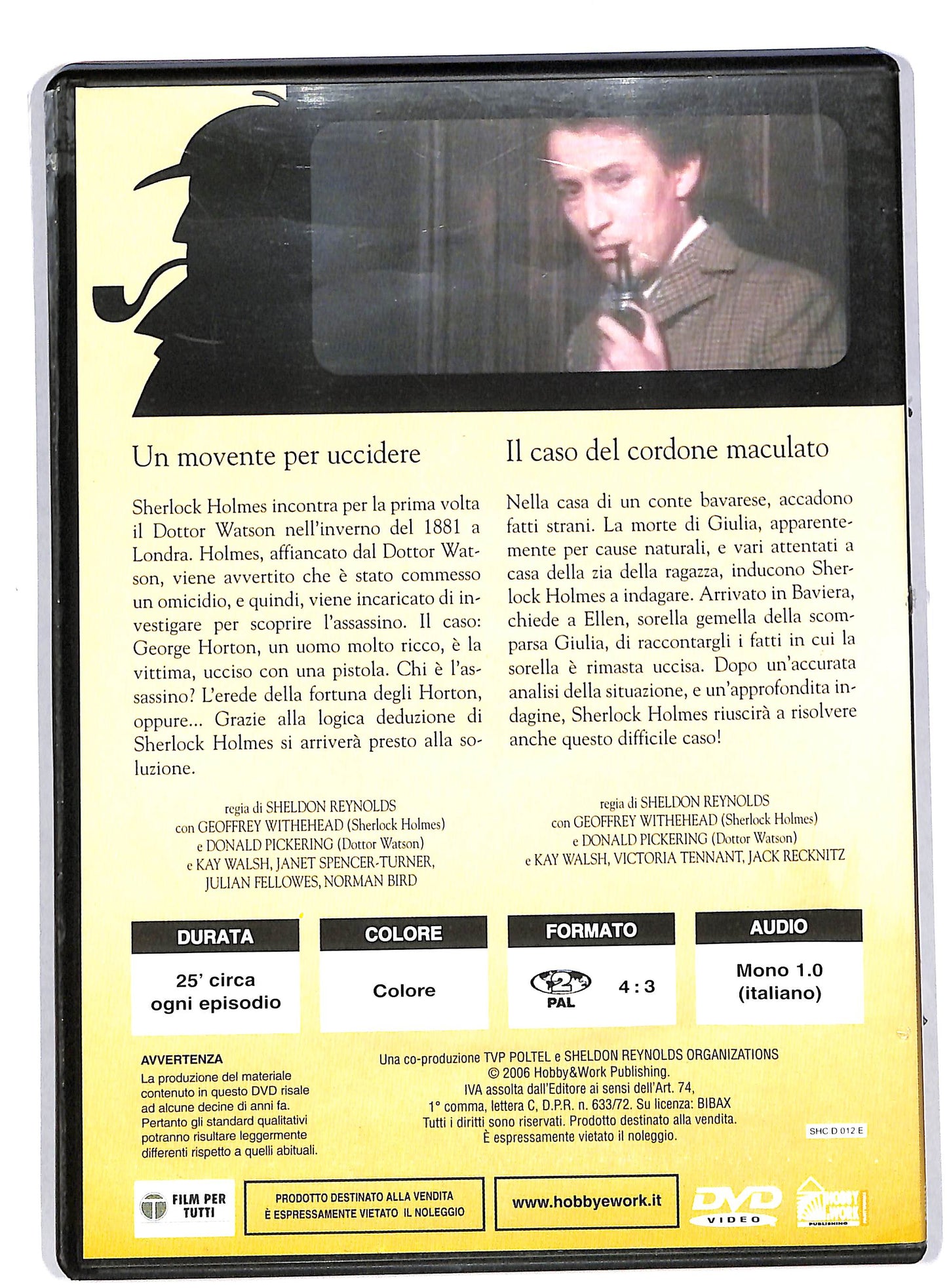 EBOND Sherlock Holmes TV Collection volume 12 EDITORIALE DVD DB553636